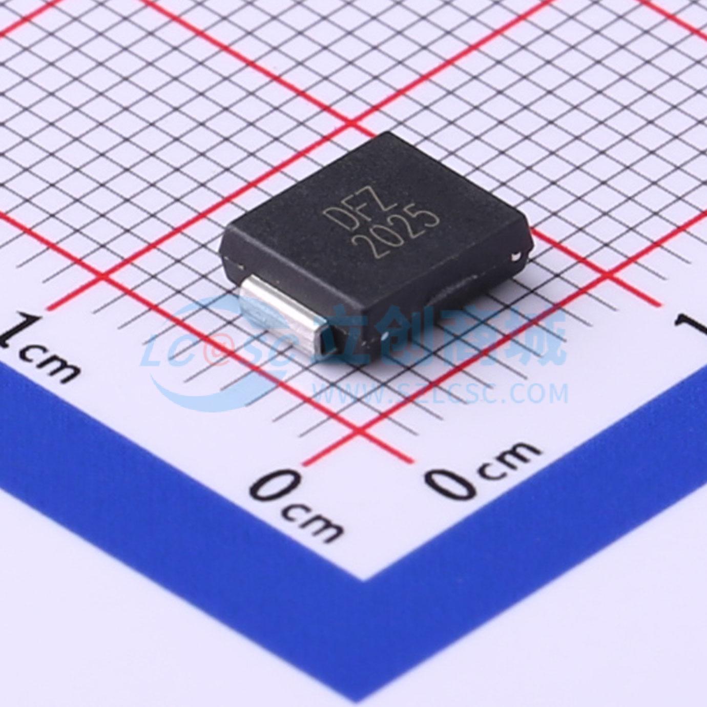 点击查看大图 SMDJ51CA实物图