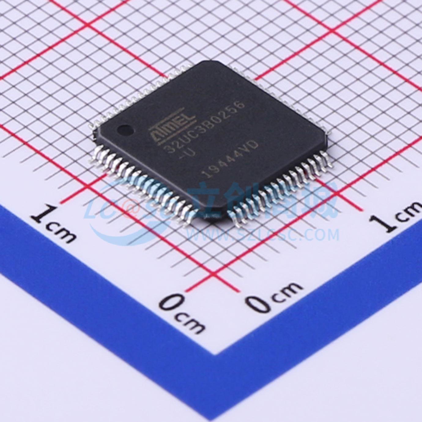 AT32UC3B0256-A2UT实物图