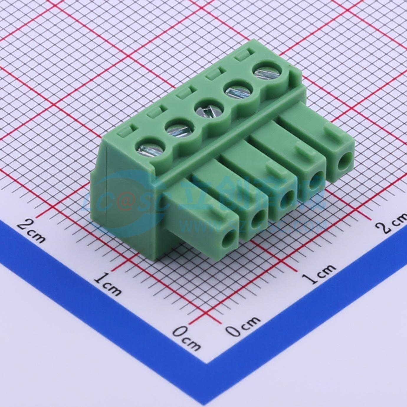 点击查看大图 KF2EDGK-3.81-5P实物图