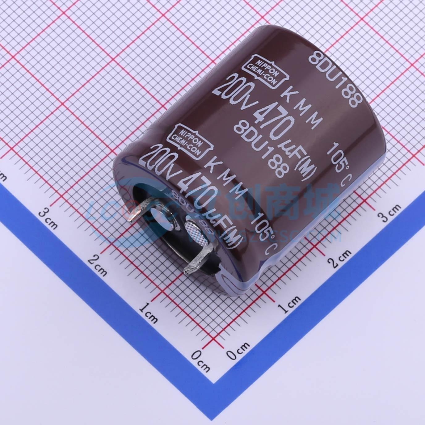 点击查看大图 EKMM201VSN471MQ30S实物图