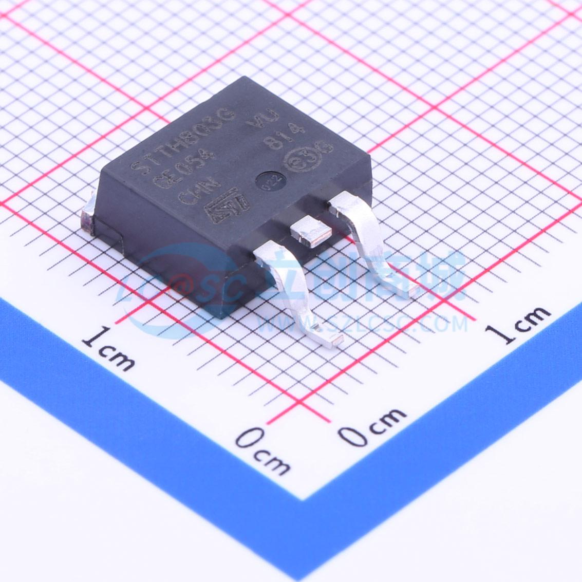 点击查看大图 STTH803G-TR实物图