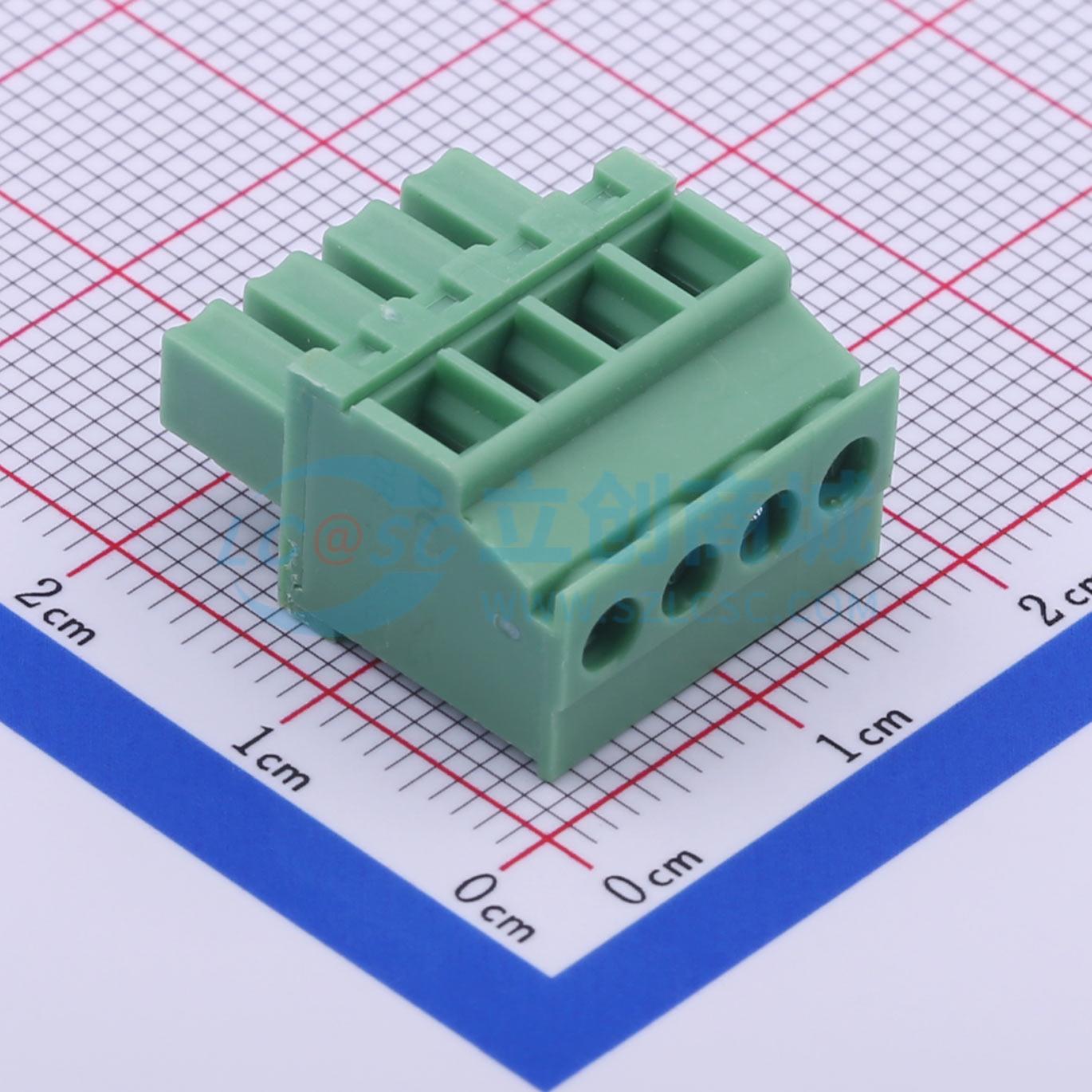 点击查看大图 DB2EKB-3.81-4P-GN-S实物图