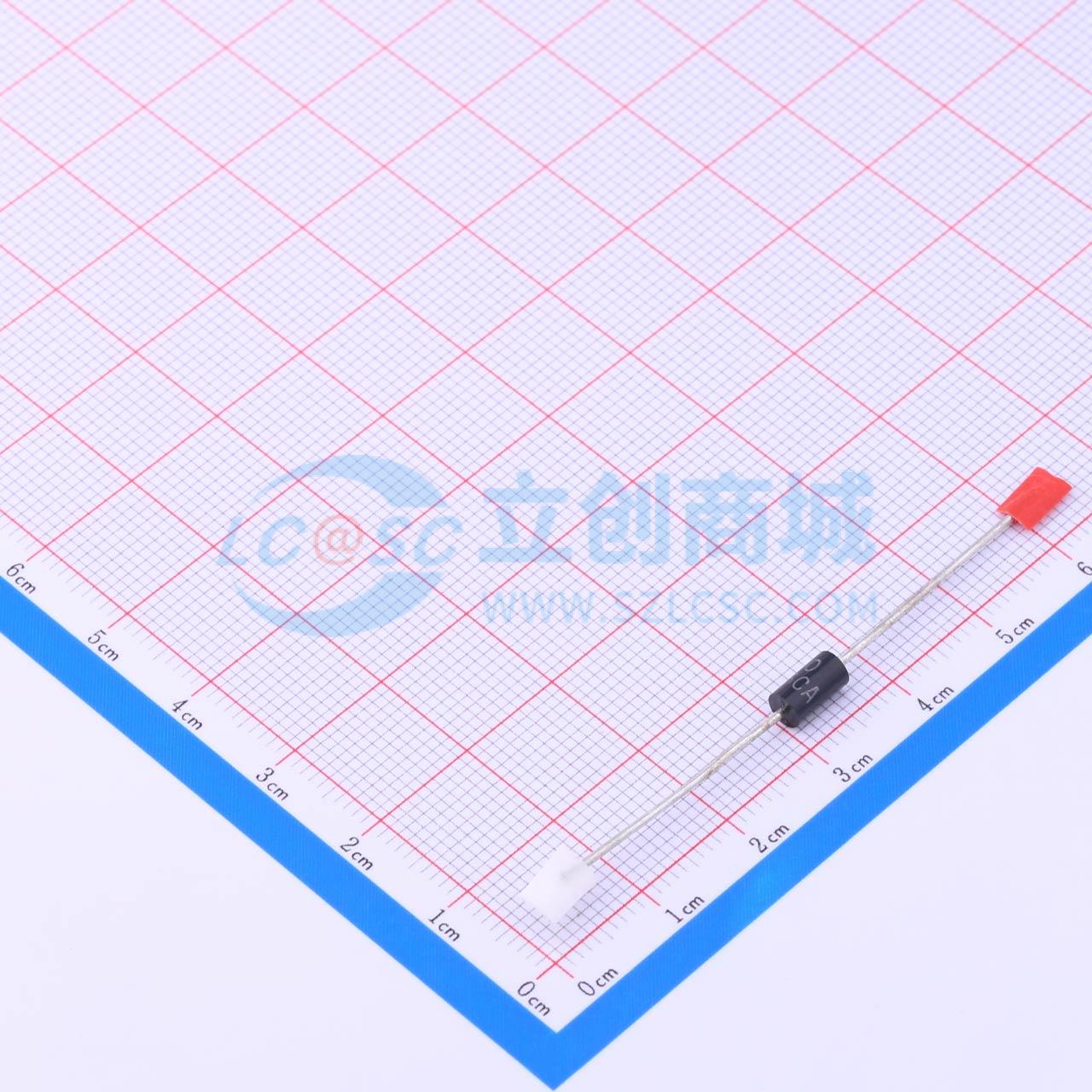 点击查看大图 P6KE15CA实物图