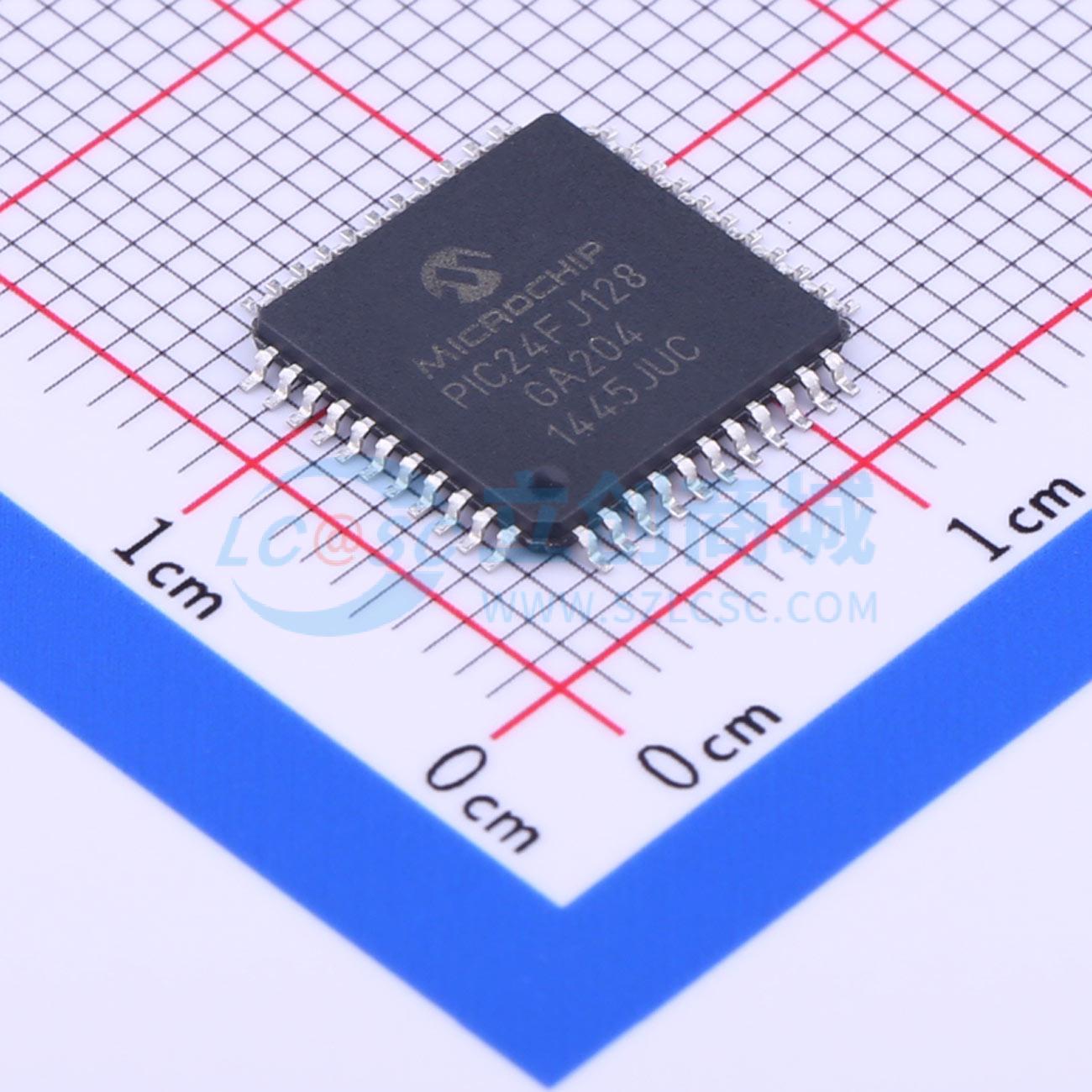 点击查看大图 PIC24FJ128GA204-I/PT实物图