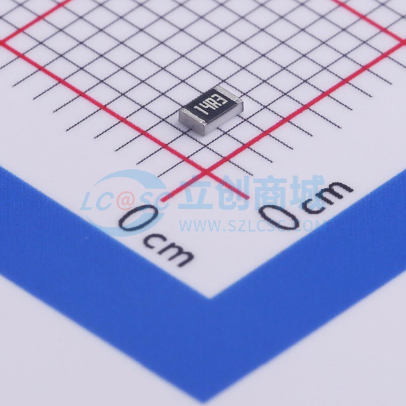 点击查看大图 RC0805FR-0714R3L实物图