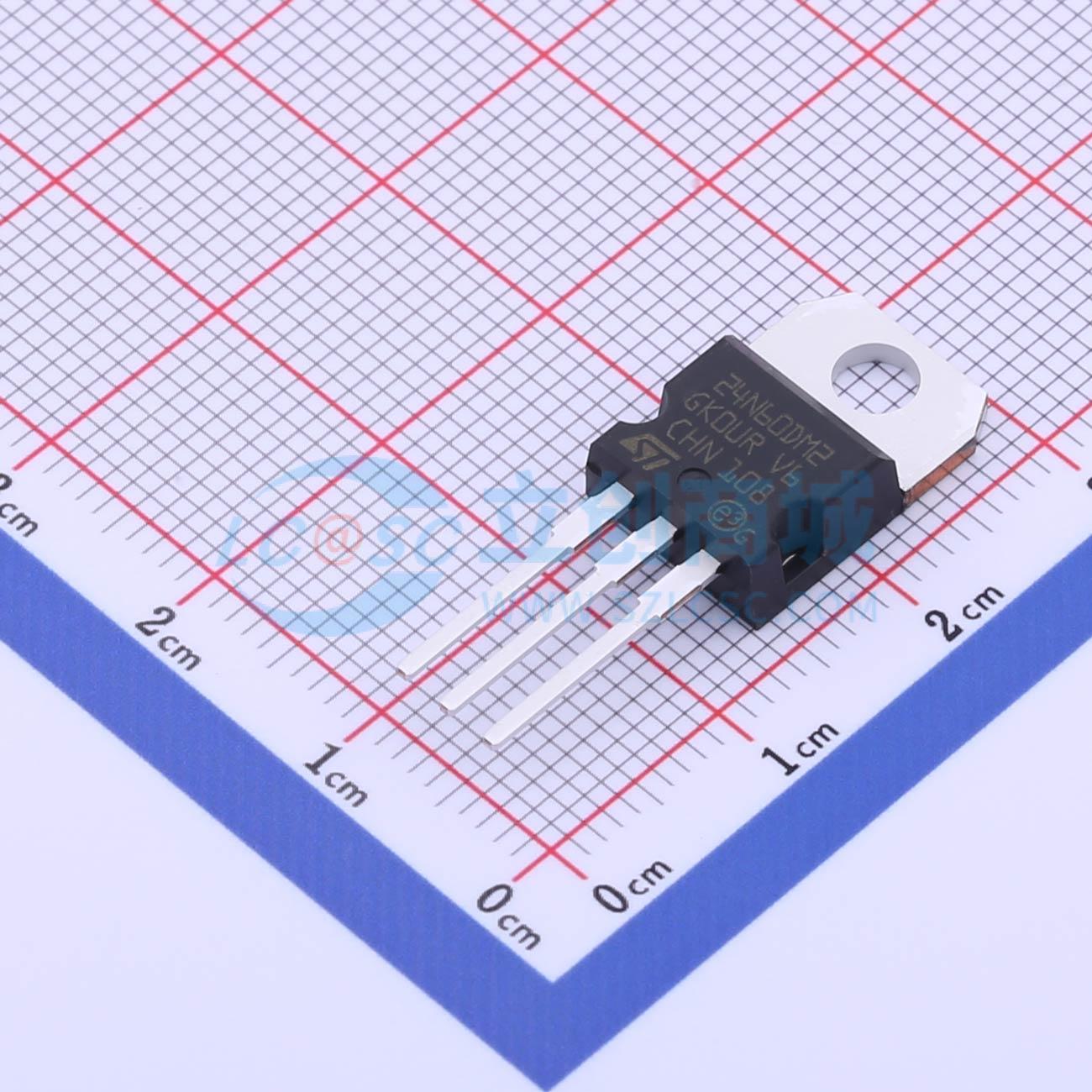 STP24N60DM2实物图