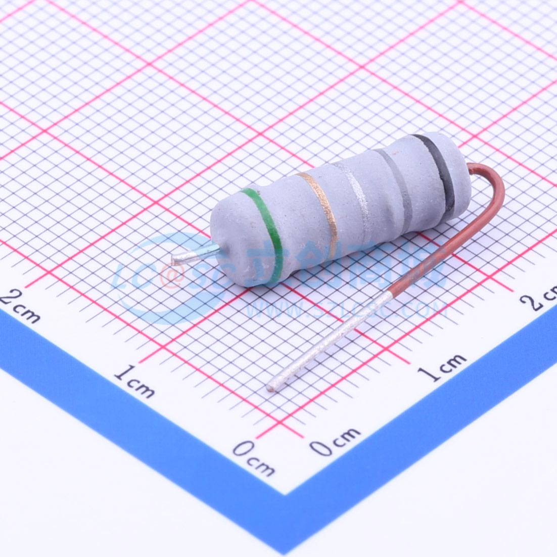 NKNP5WS-0.08Ω±5% F型,上脚漆实物图