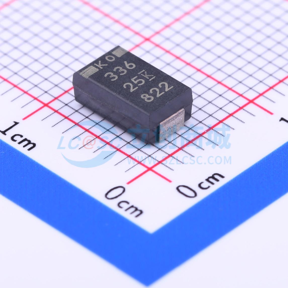 点击查看大图 T521D336M025ATE060实物图