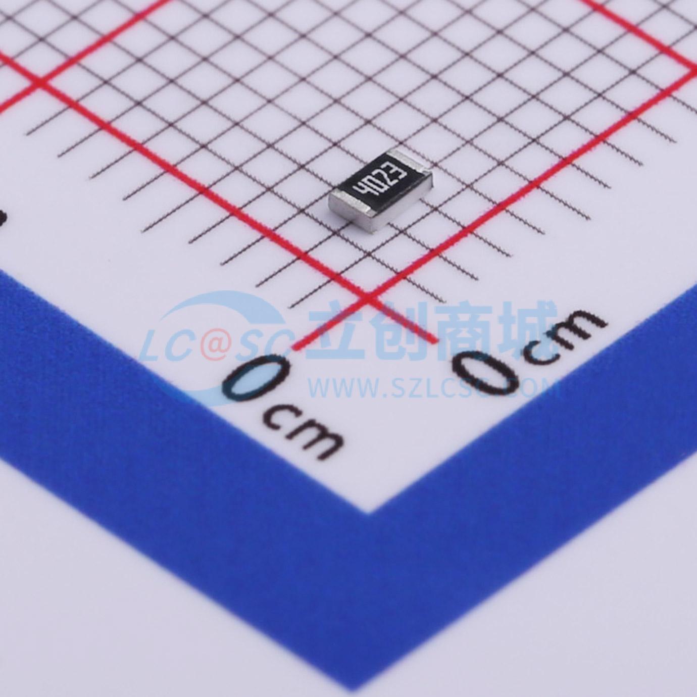 点击查看大图 RC0805FR-07402KL实物图