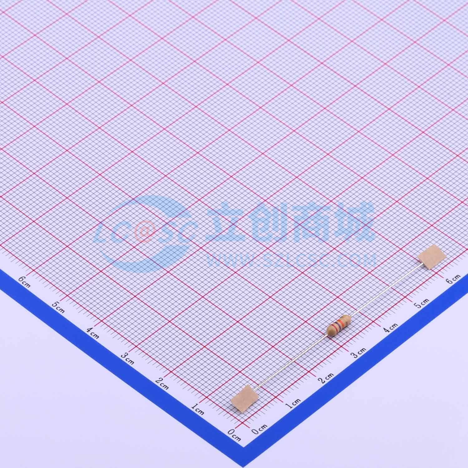 点击查看大图 RD 1/4W 27K J T/B A1实物图