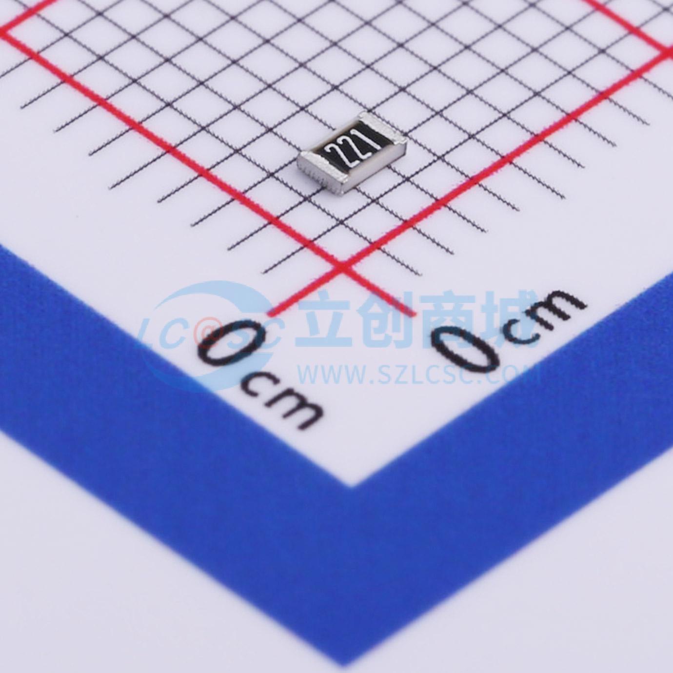 点击查看大图 PTFR0805B220RP9实物图