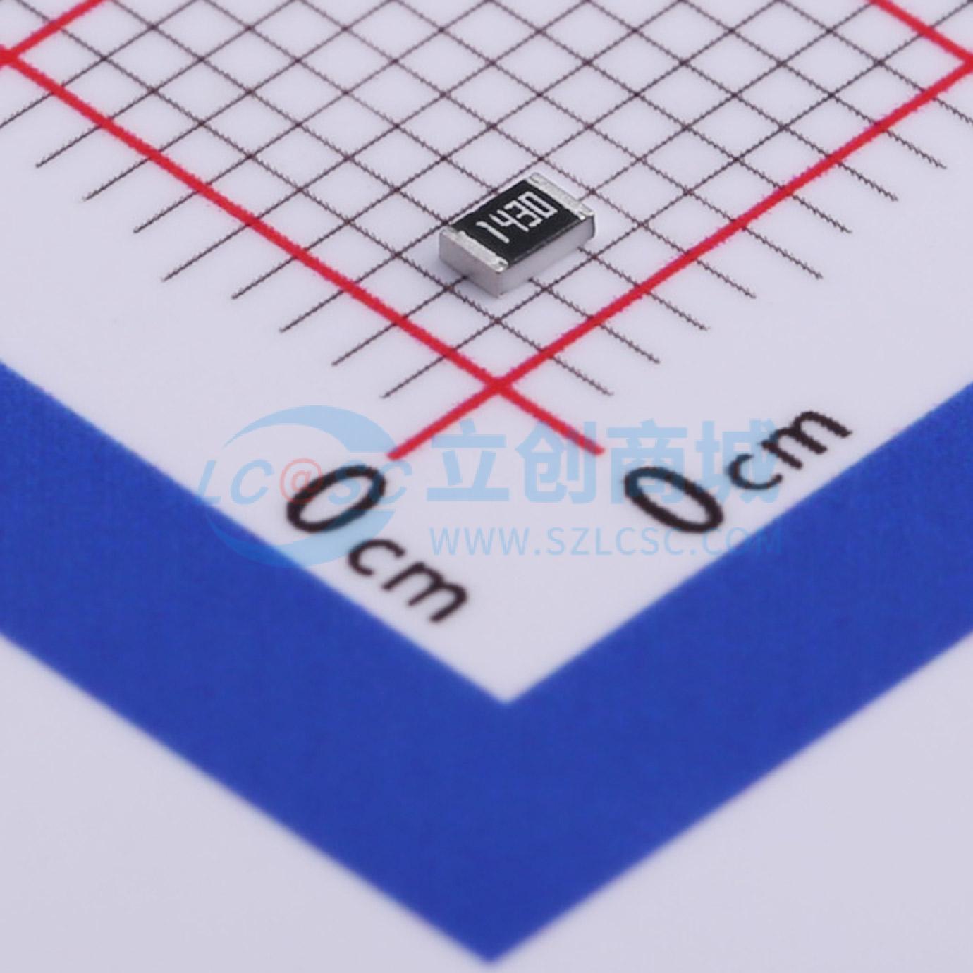 点击查看大图 RC0805FR-07143RL实物图
