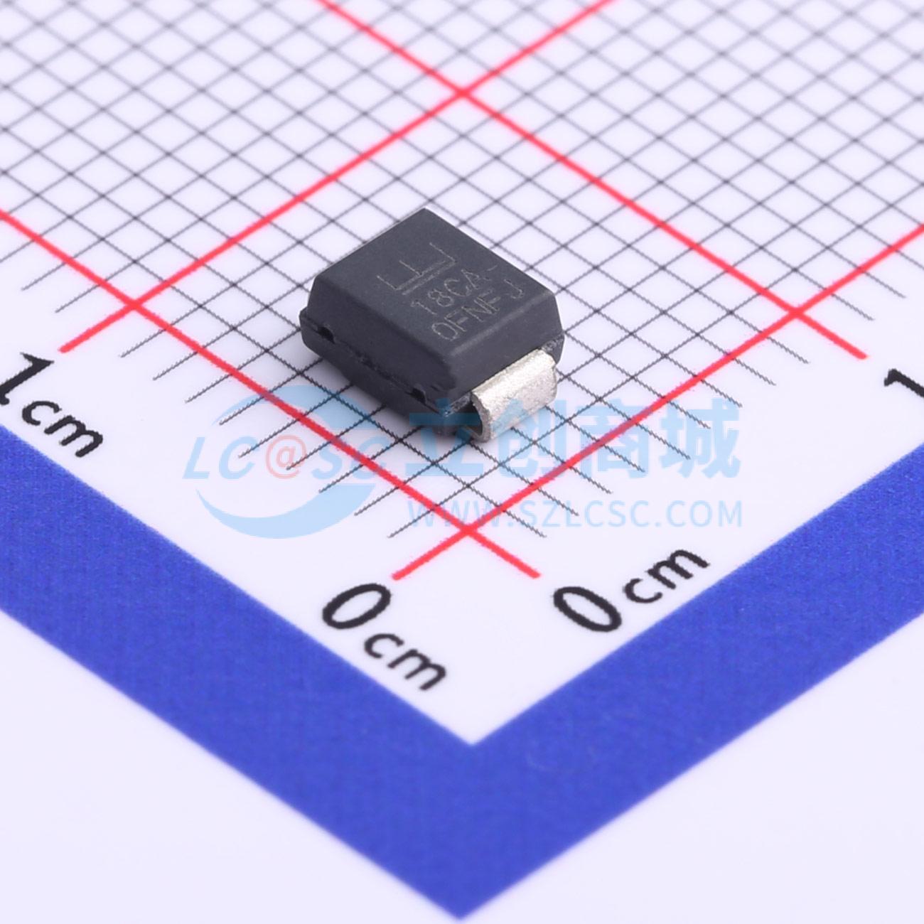 点击查看大图 TPSMB18CA实物图