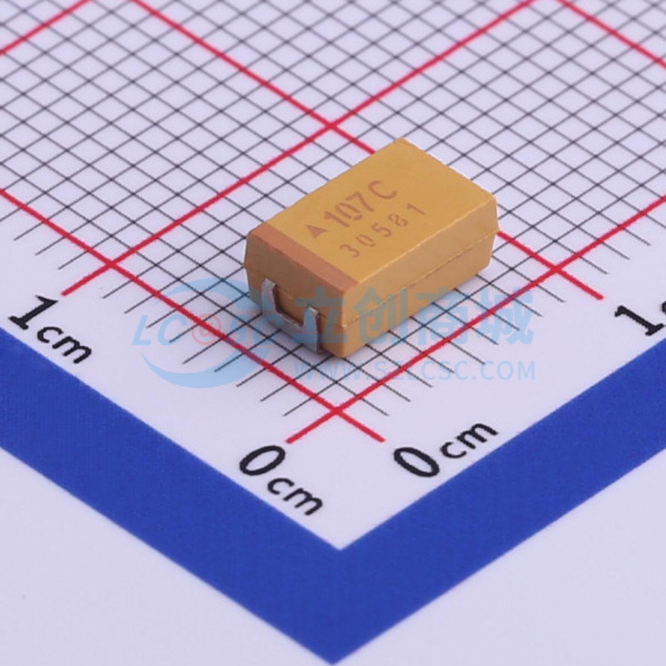 点击查看大图 TPSD107M016R0150实物图