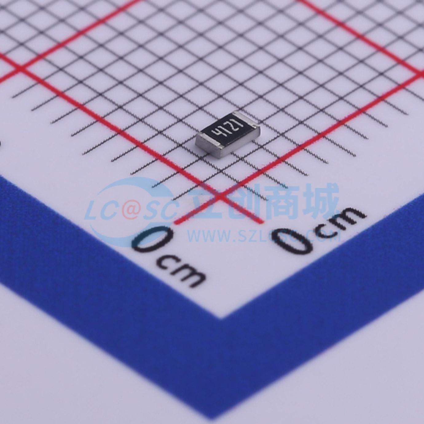 点击查看大图 RC0805FR-074K12L实物图