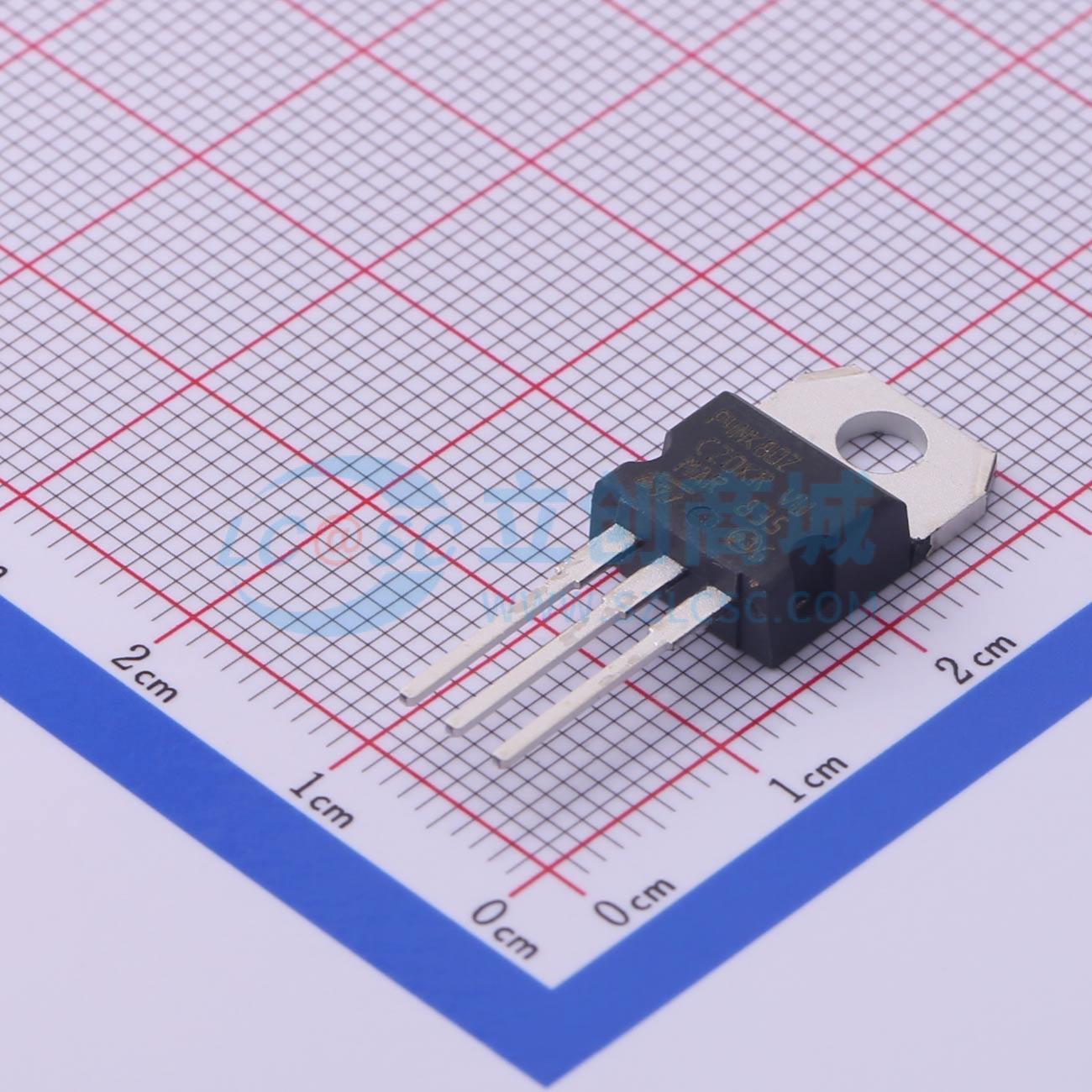 点击查看大图 STP4NK80Z实物图