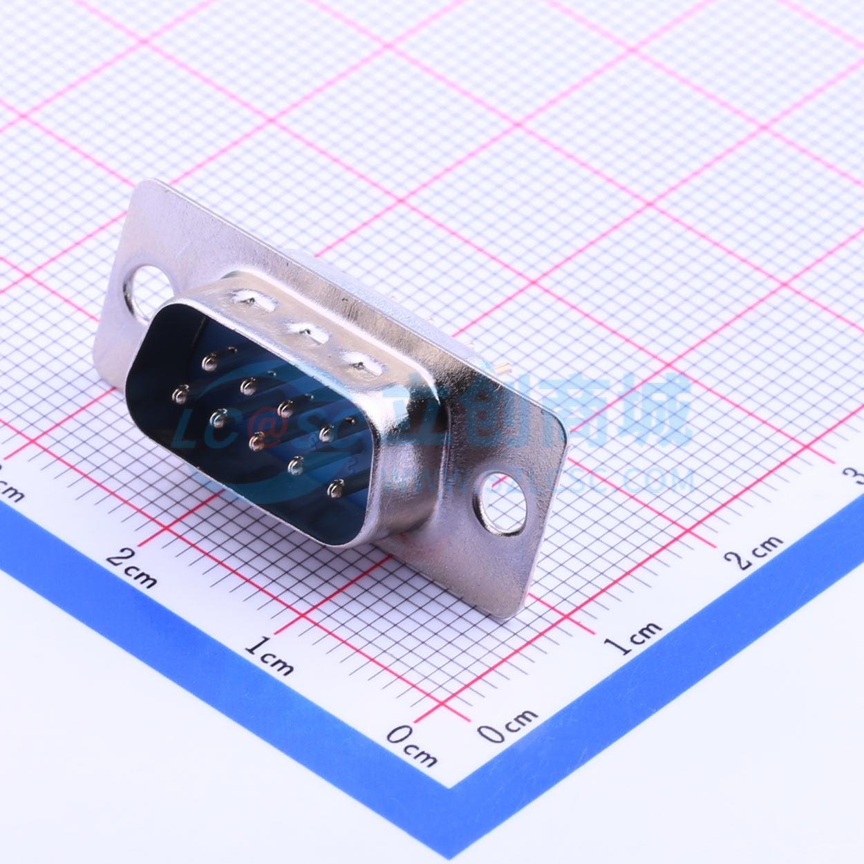 DP-9P公头直针焊板不带螺丝实物图