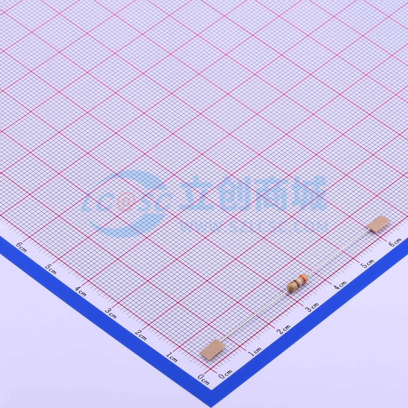 点击查看大图 RD 1/4W 390R J T/B A1实物图