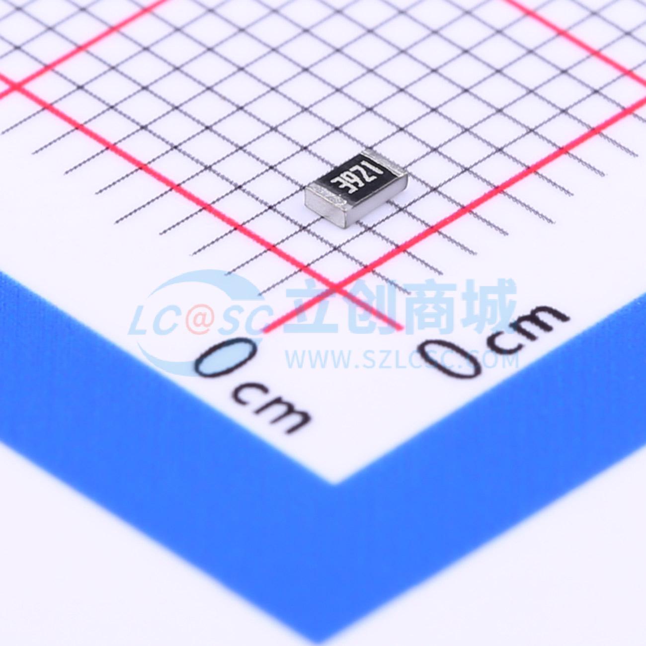 点击查看大图 RC0805FR-073K92L实物图