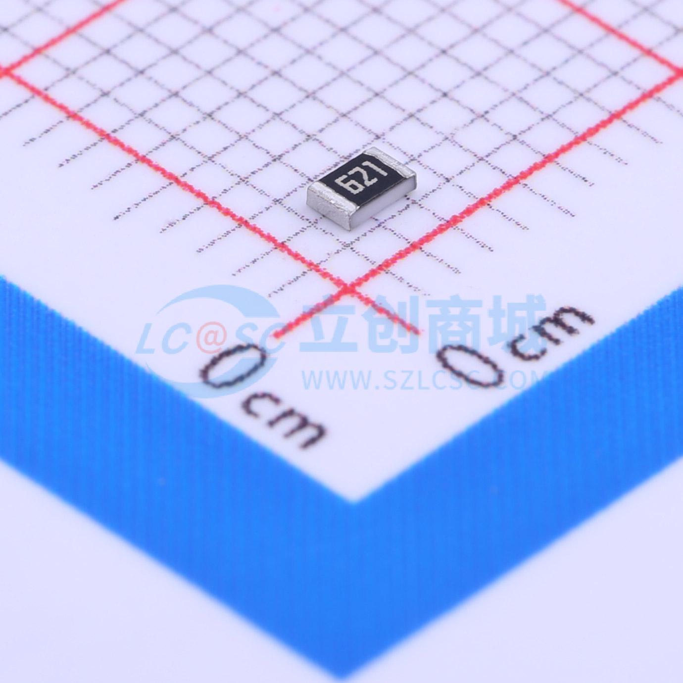 点击查看大图 AC0805JR-07620RL实物图