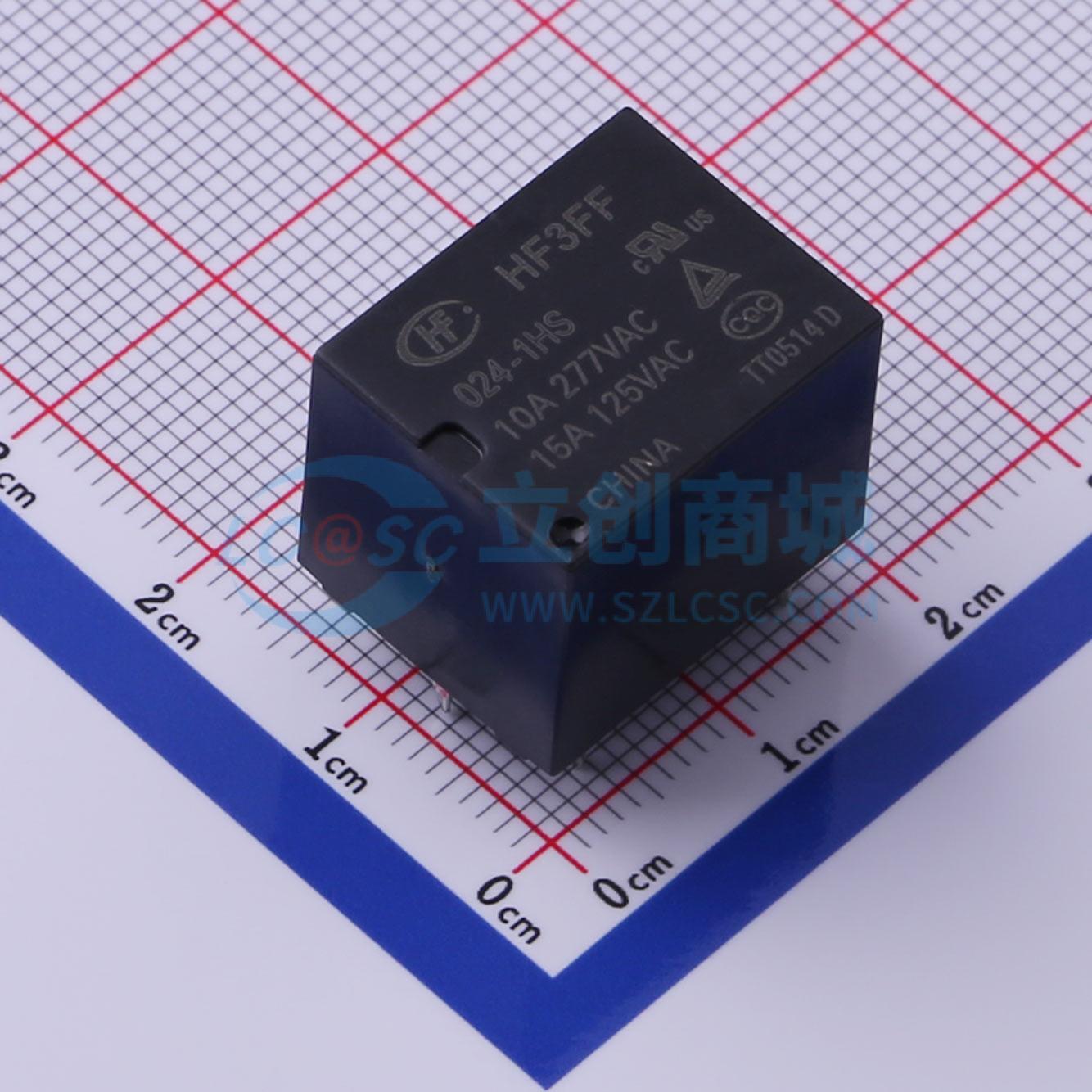 点击查看大图 HF3FF/024-1HS实物图