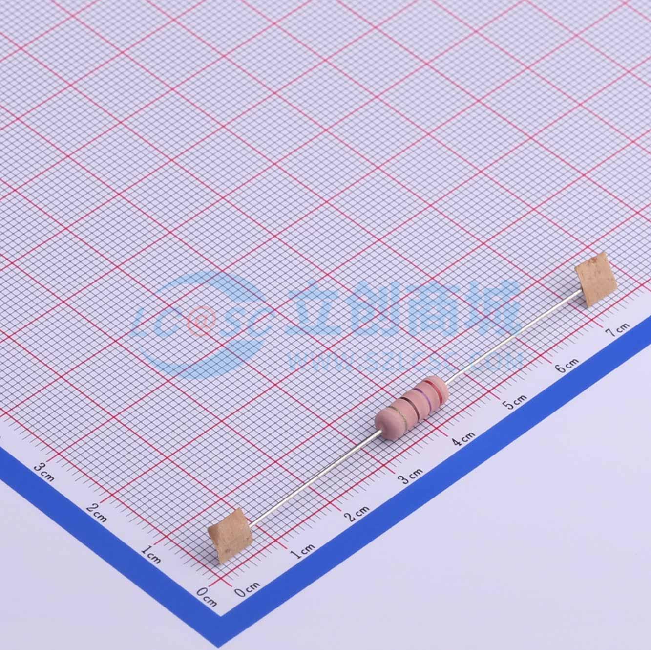 点击查看大图 MO2WS-270Ω±5%-6T63实物图