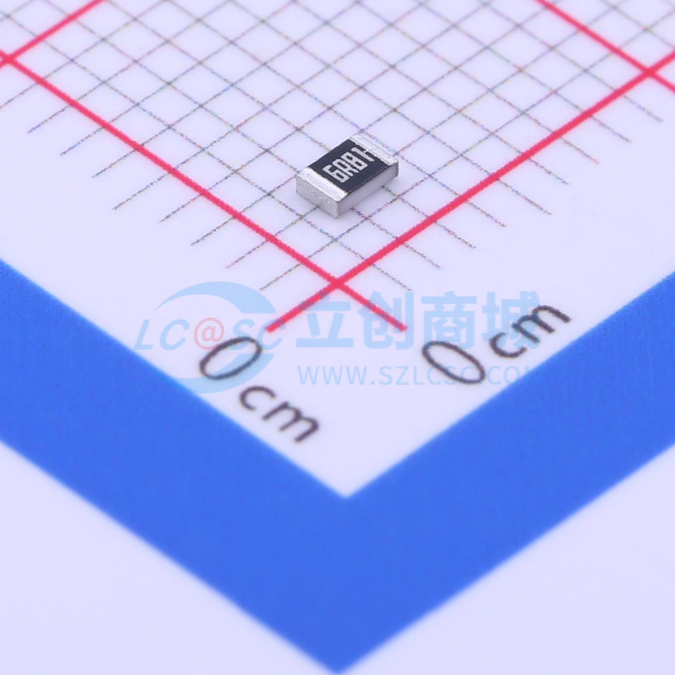 点击查看大图 AC0805FR-076R81L实物图