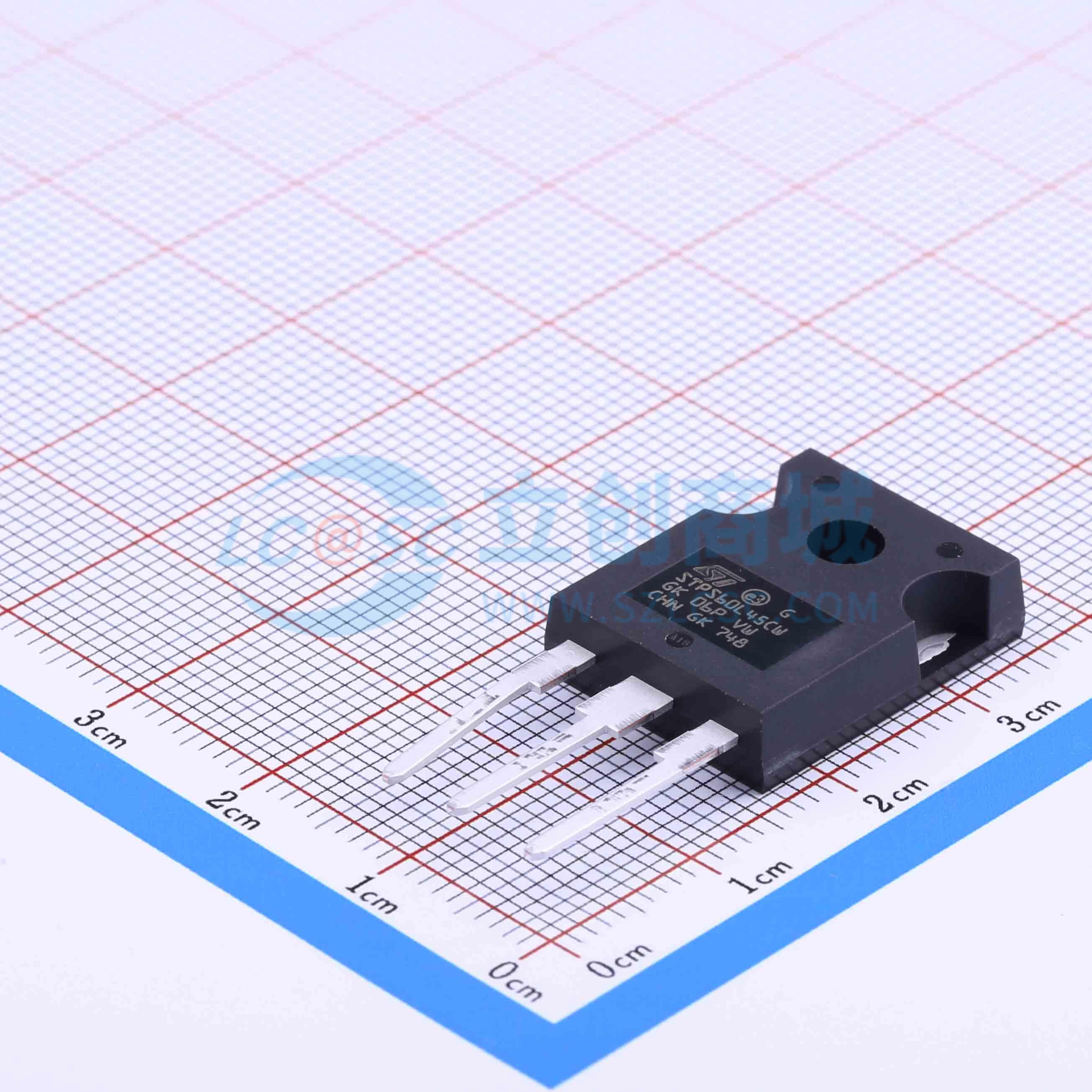 点击查看大图 STPS60L45CW实物图
