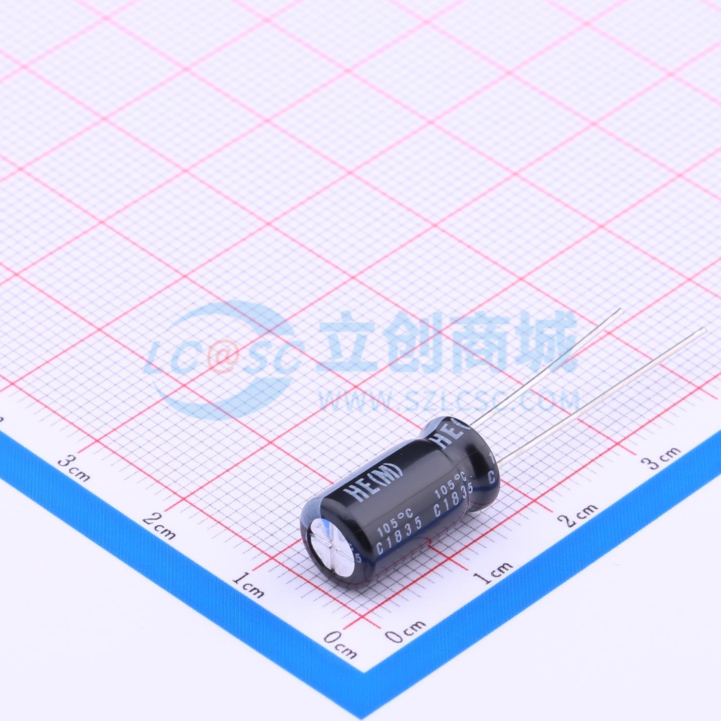 点击查看大图 UHE1V221MPD实物图