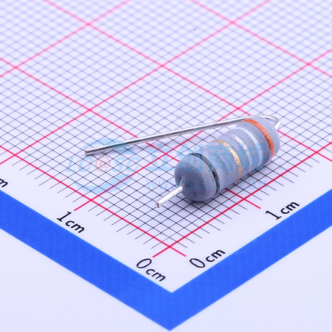 点击查看大图 KNP2WS-0.39Ω±5% F型实物图