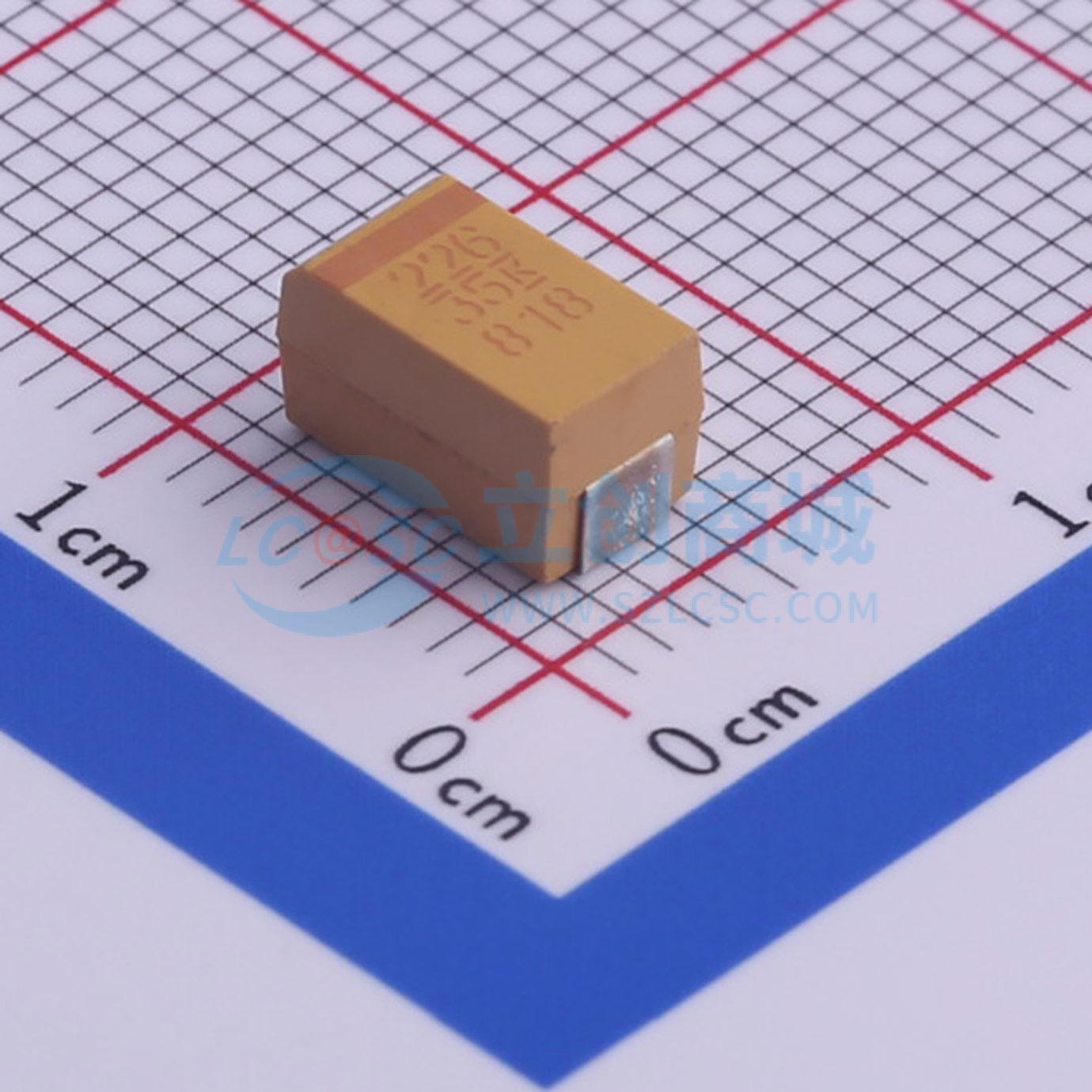 点击查看大图 T491X226K035AT实物图