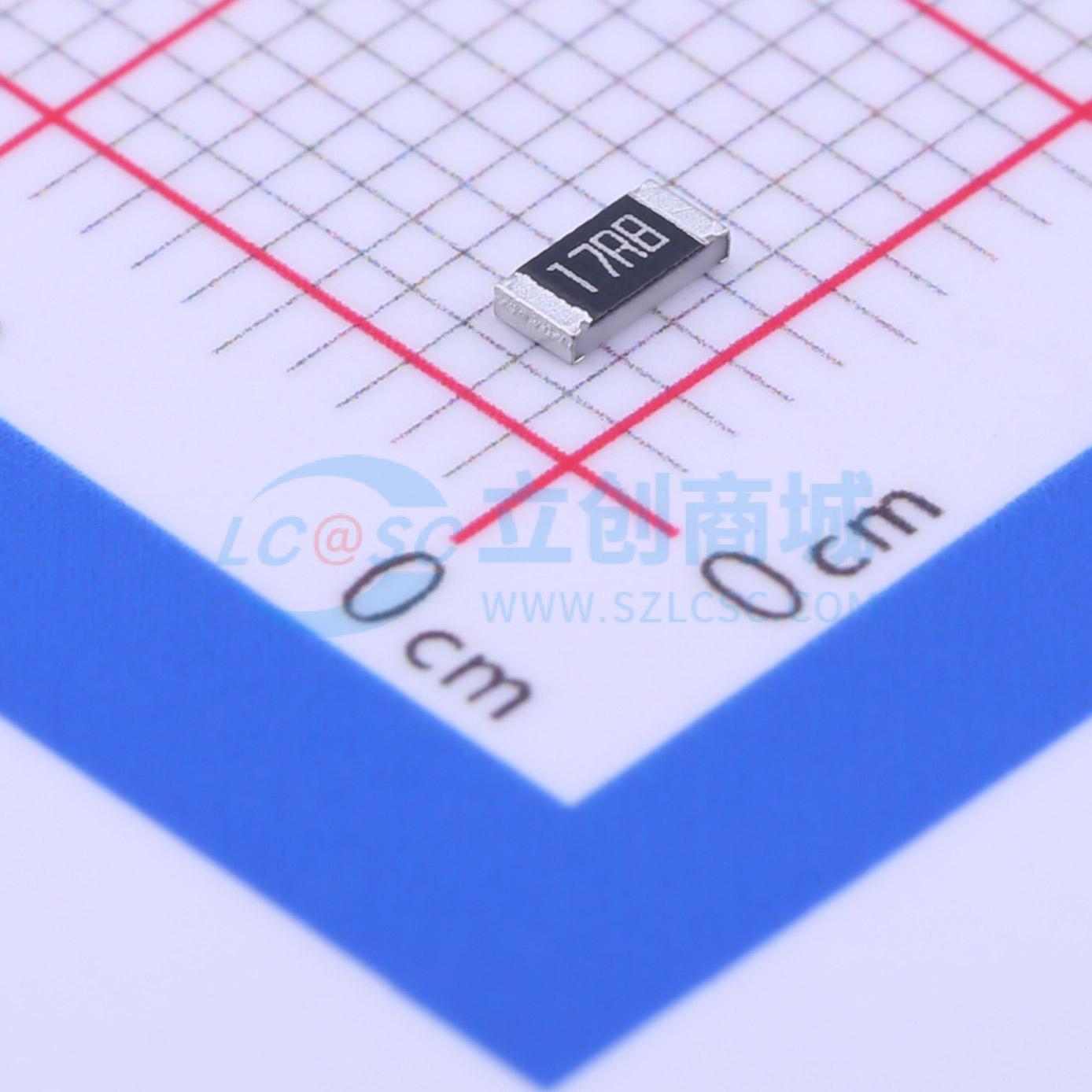 点击查看大图 AC1206FR-0717R8L实物图