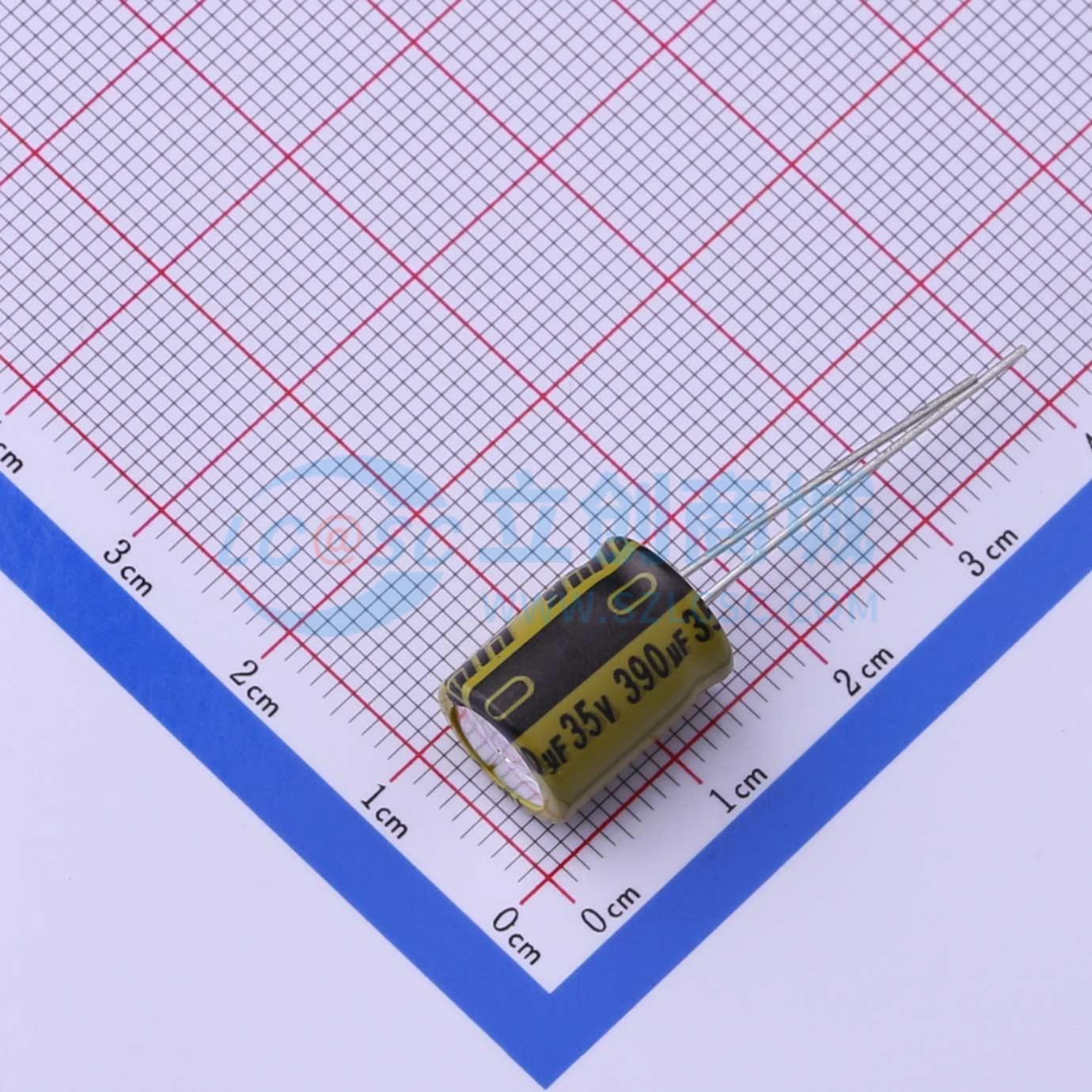 点击查看大图 LKME1251V391MF实物图