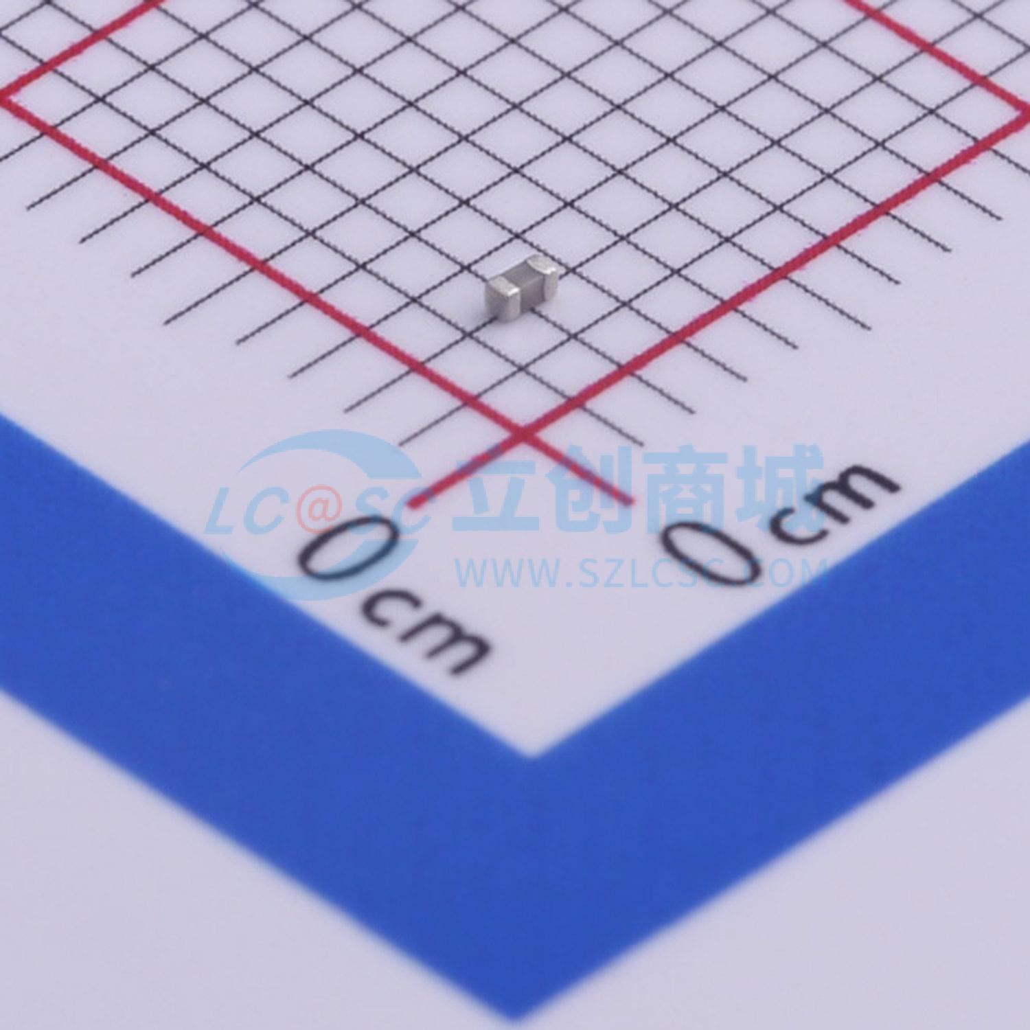点击查看大图 TCC0402C0G1R2C500AT实物图
