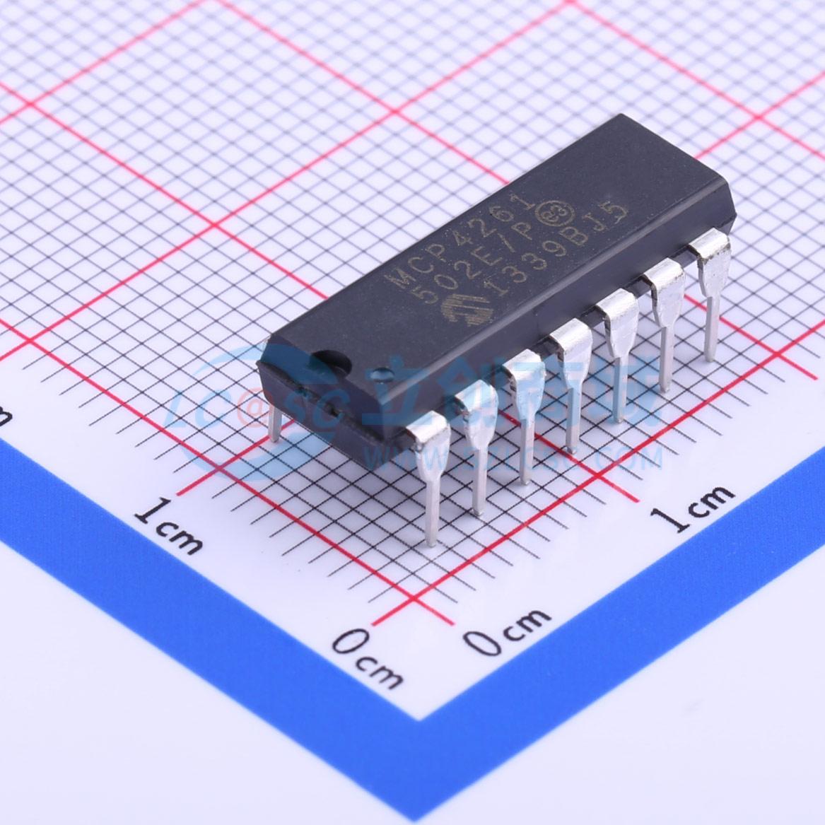 点击查看大图 MCP4261-502E/P实物图