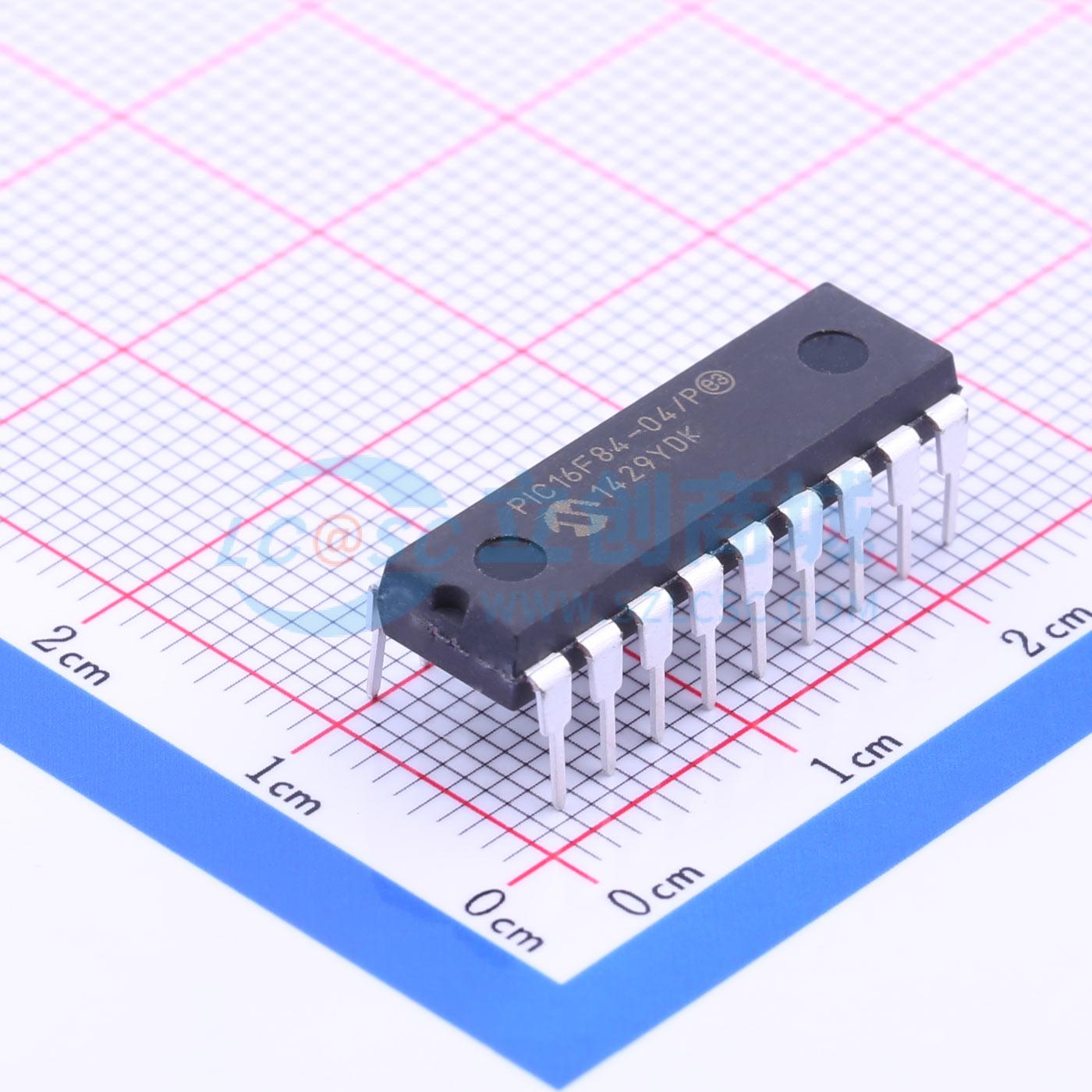 点击查看大图 PIC16F84-04/P实物图