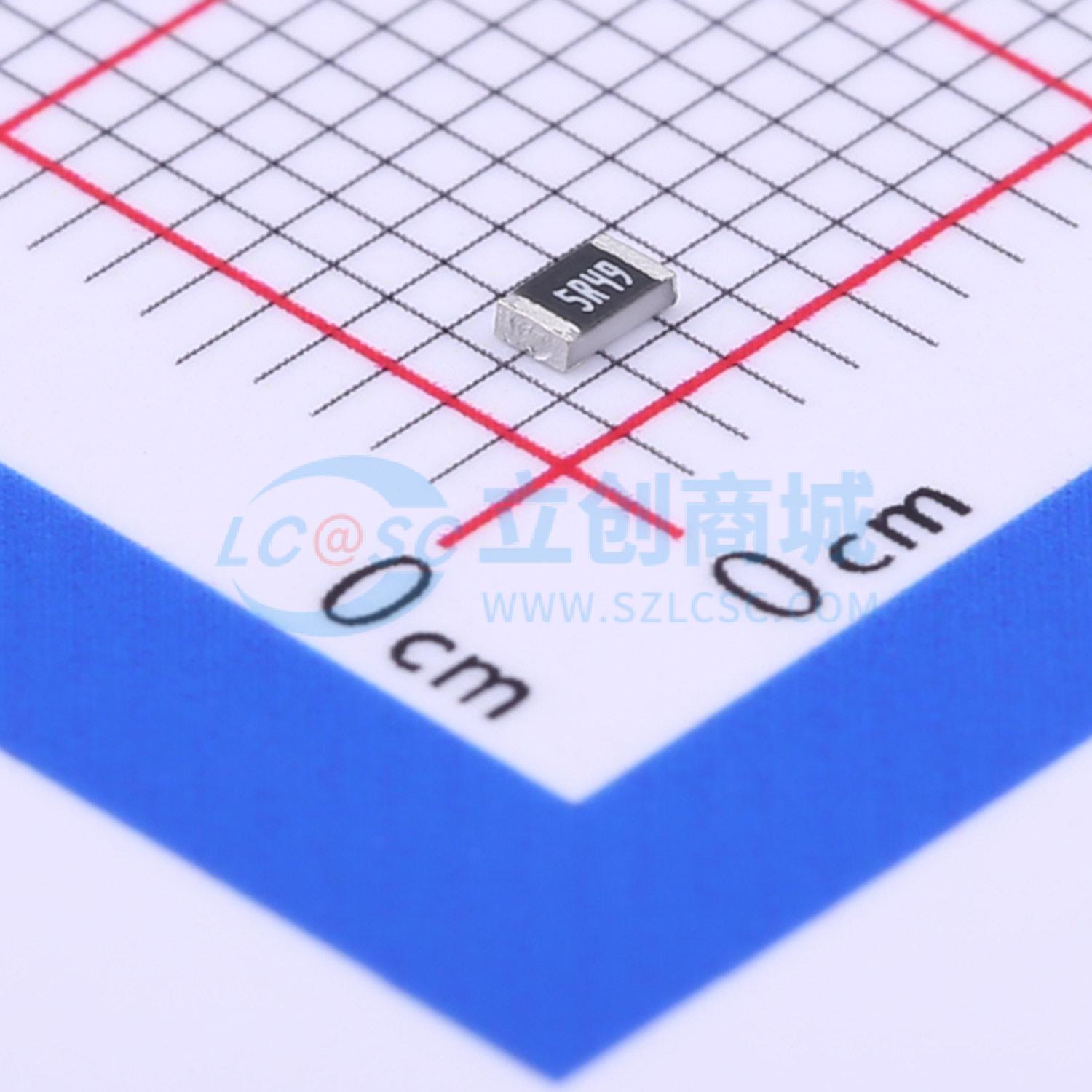 点击查看大图 0805W8F549KT5E实物图
