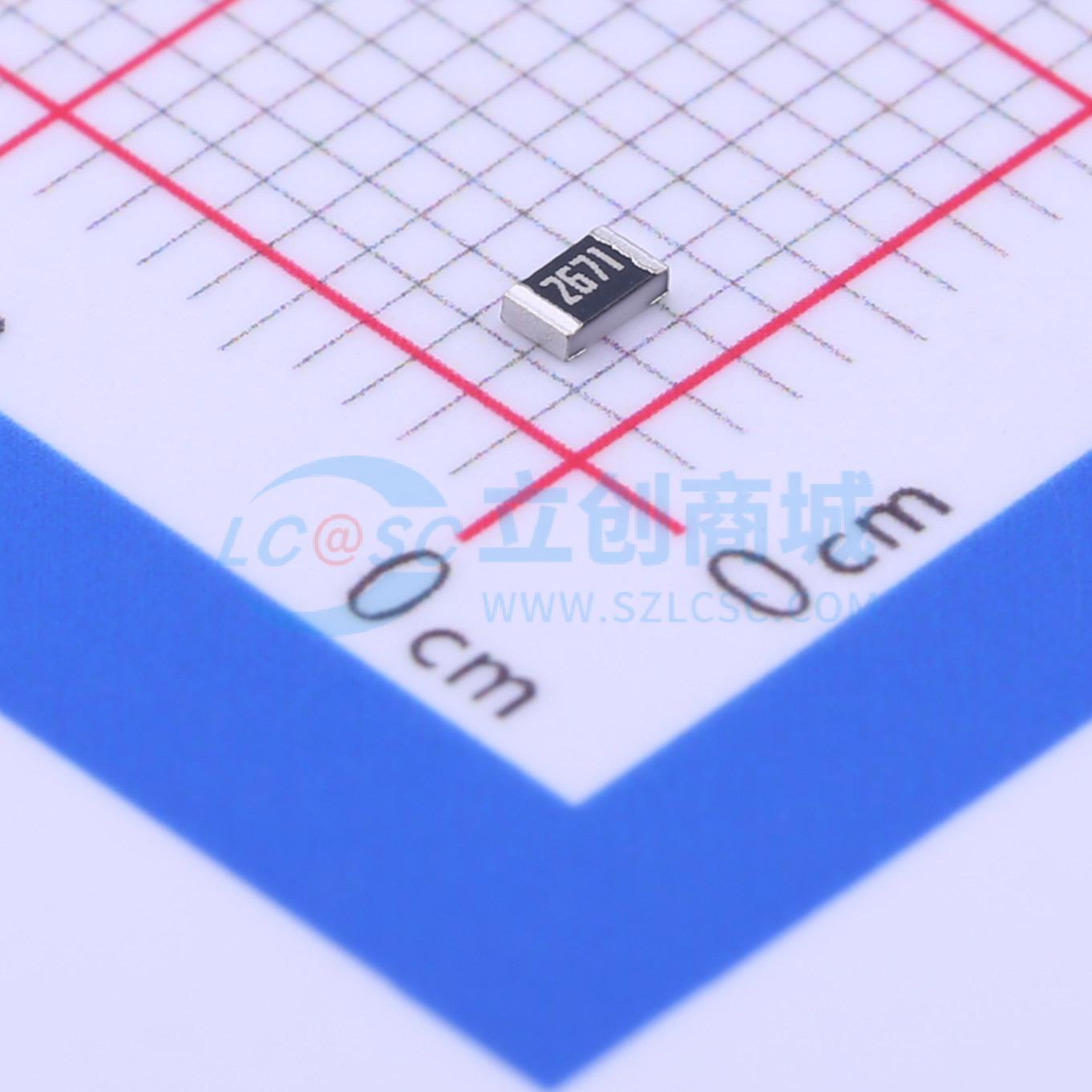 点击查看大图 AC0805FR-072K67L实物图
