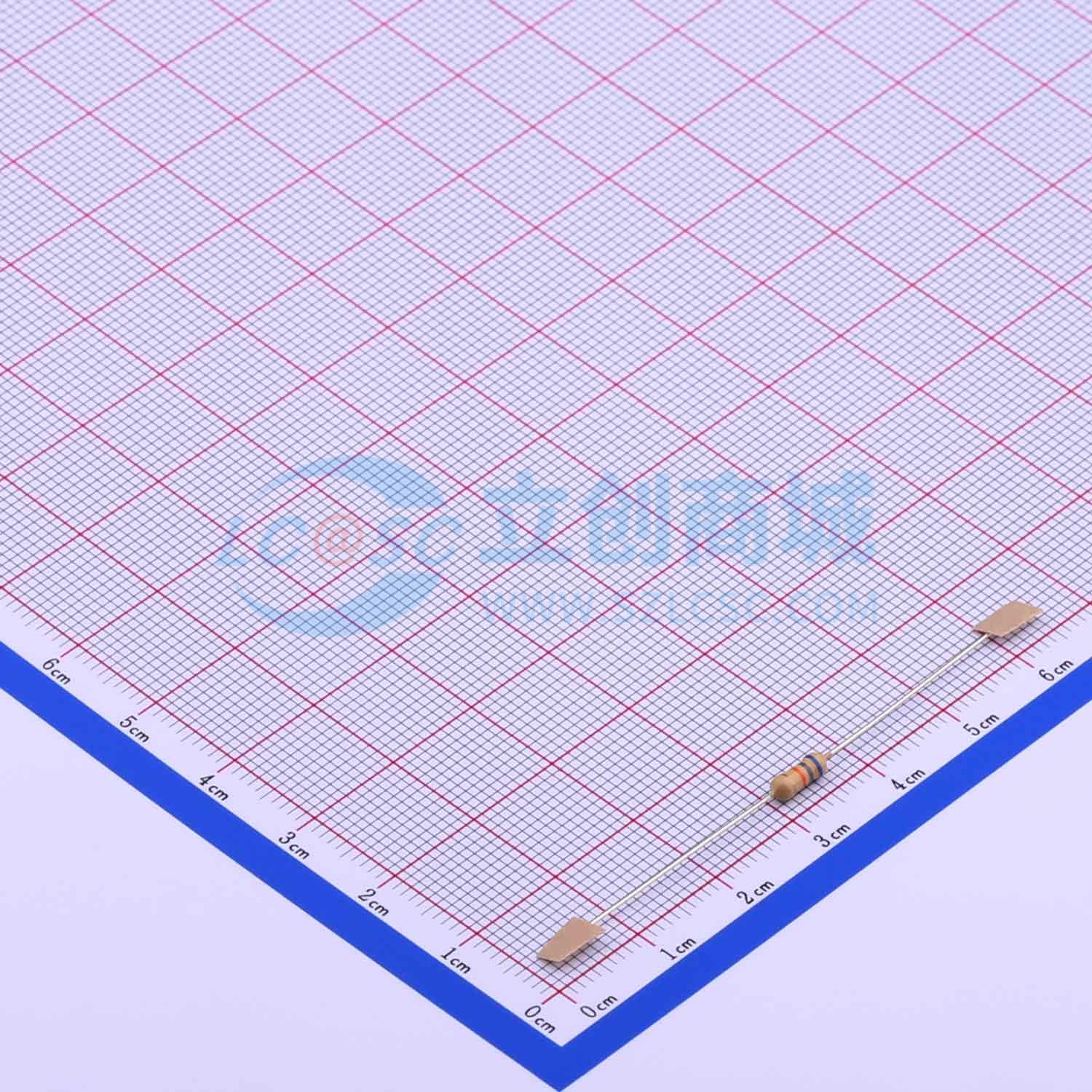 点击查看大图 RD 1/4W 68K J T/B A1实物图