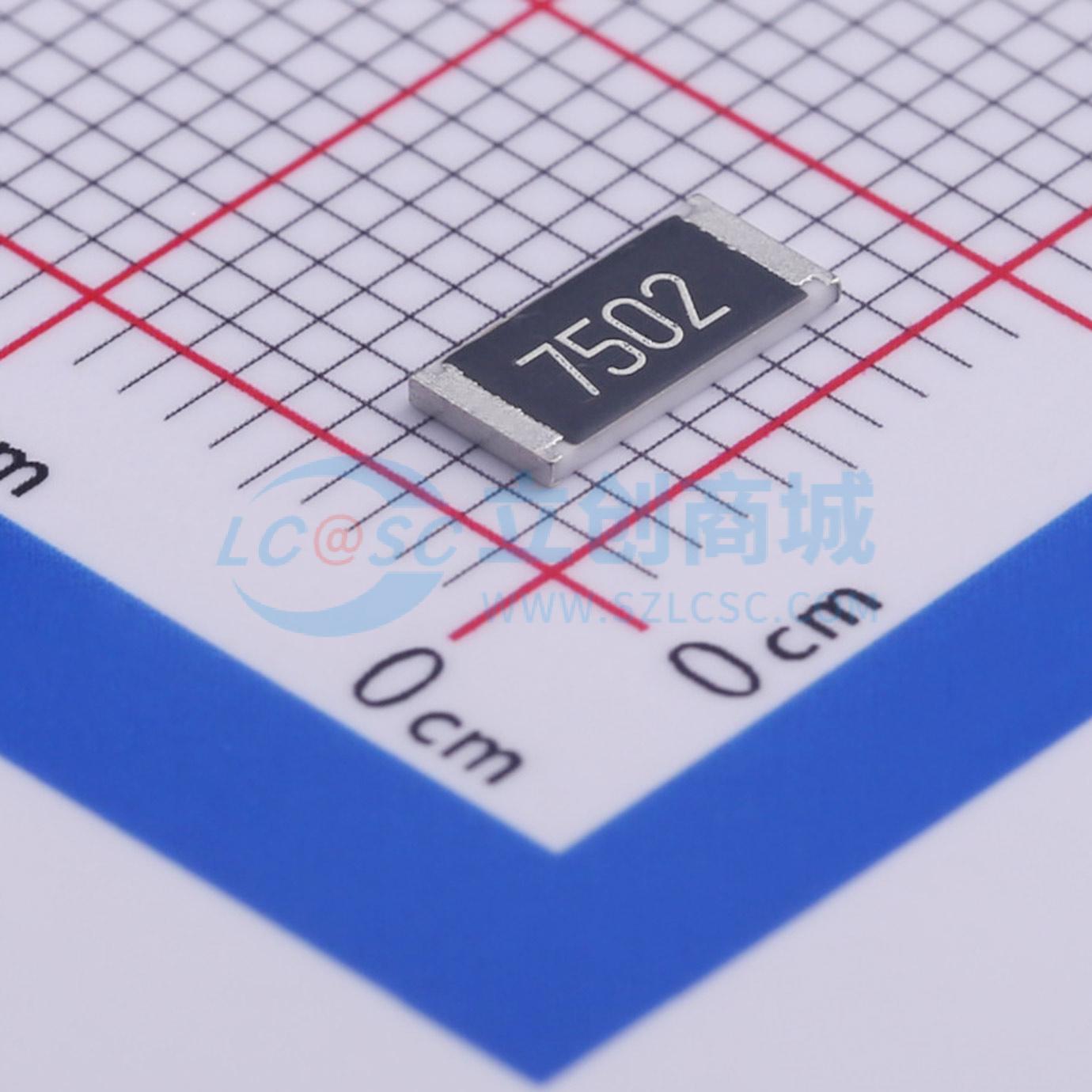 点击查看大图 RC-12K7502FT实物图