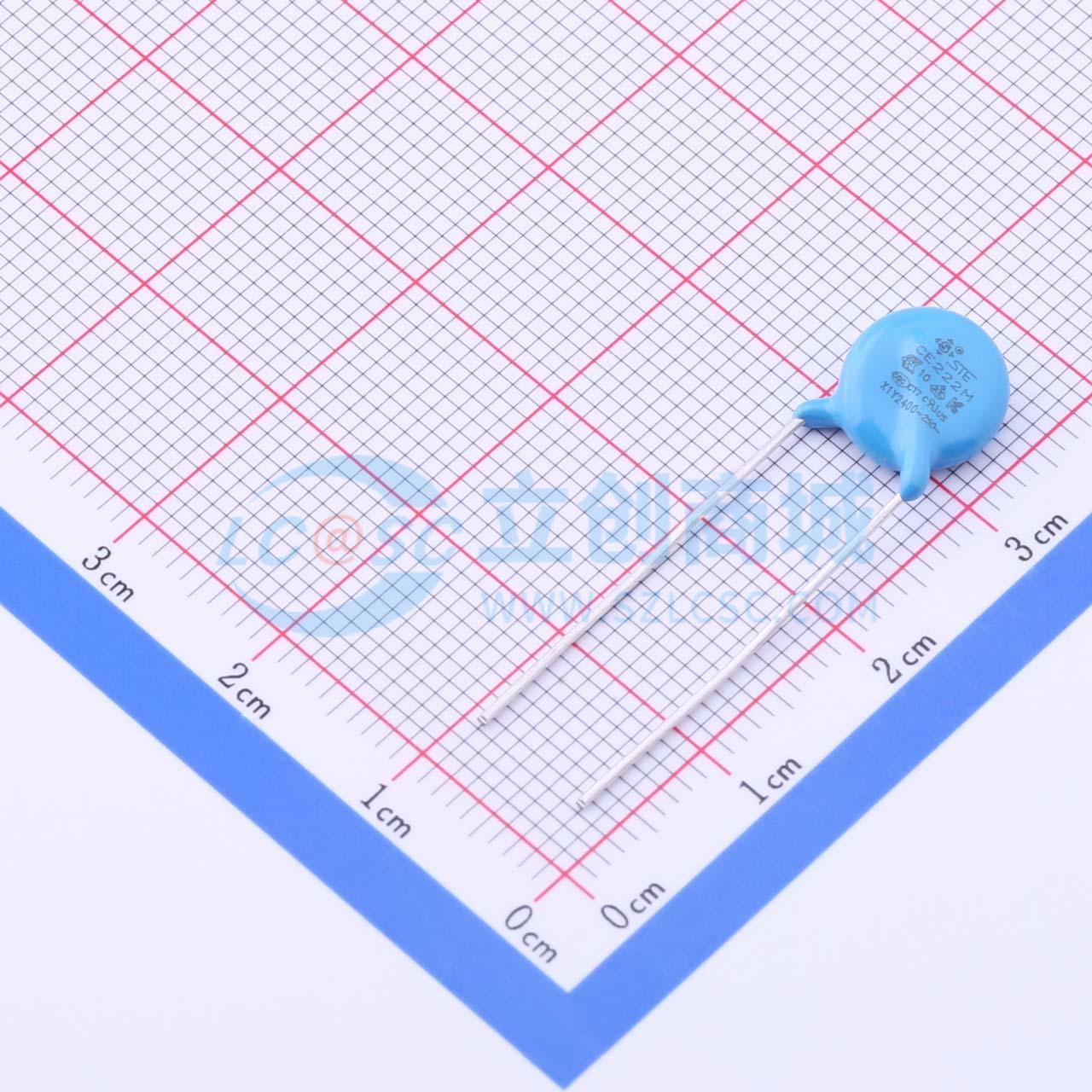 点击查看大图 G10E1E222MN0B0S0N0实物图