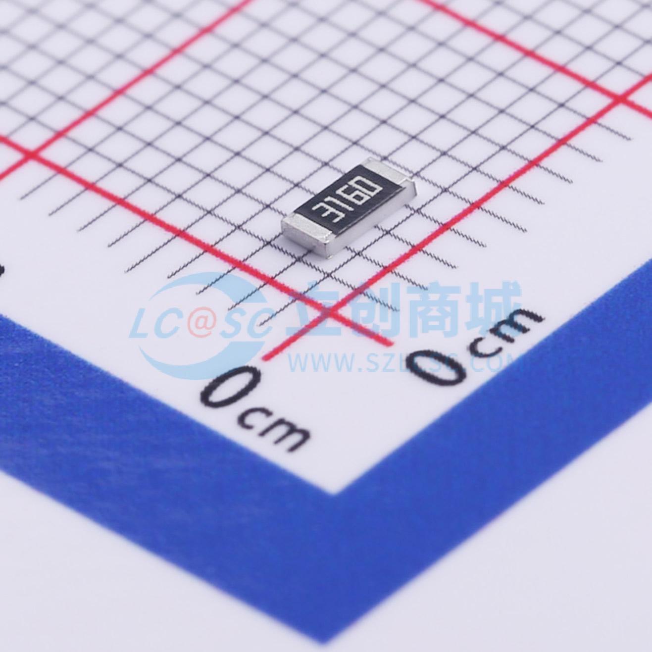 点击查看大图 RC1206FR-07316RL实物图