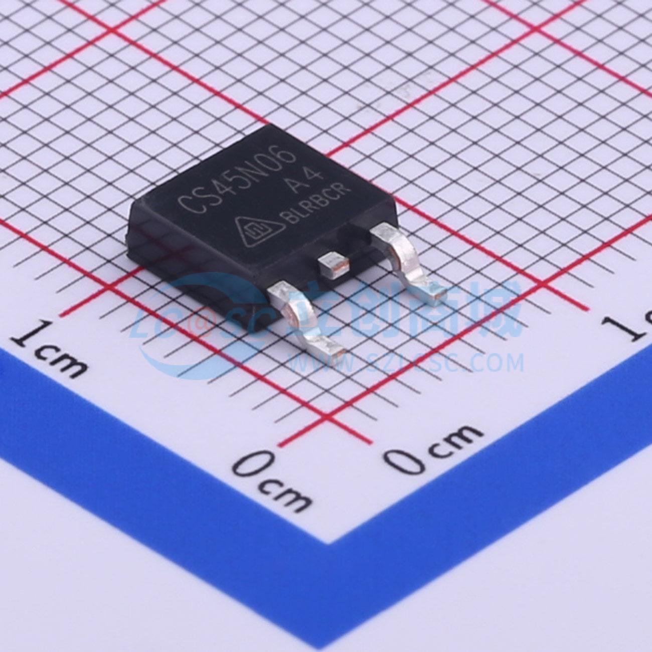 点击查看大图 CS45N06A4实物图