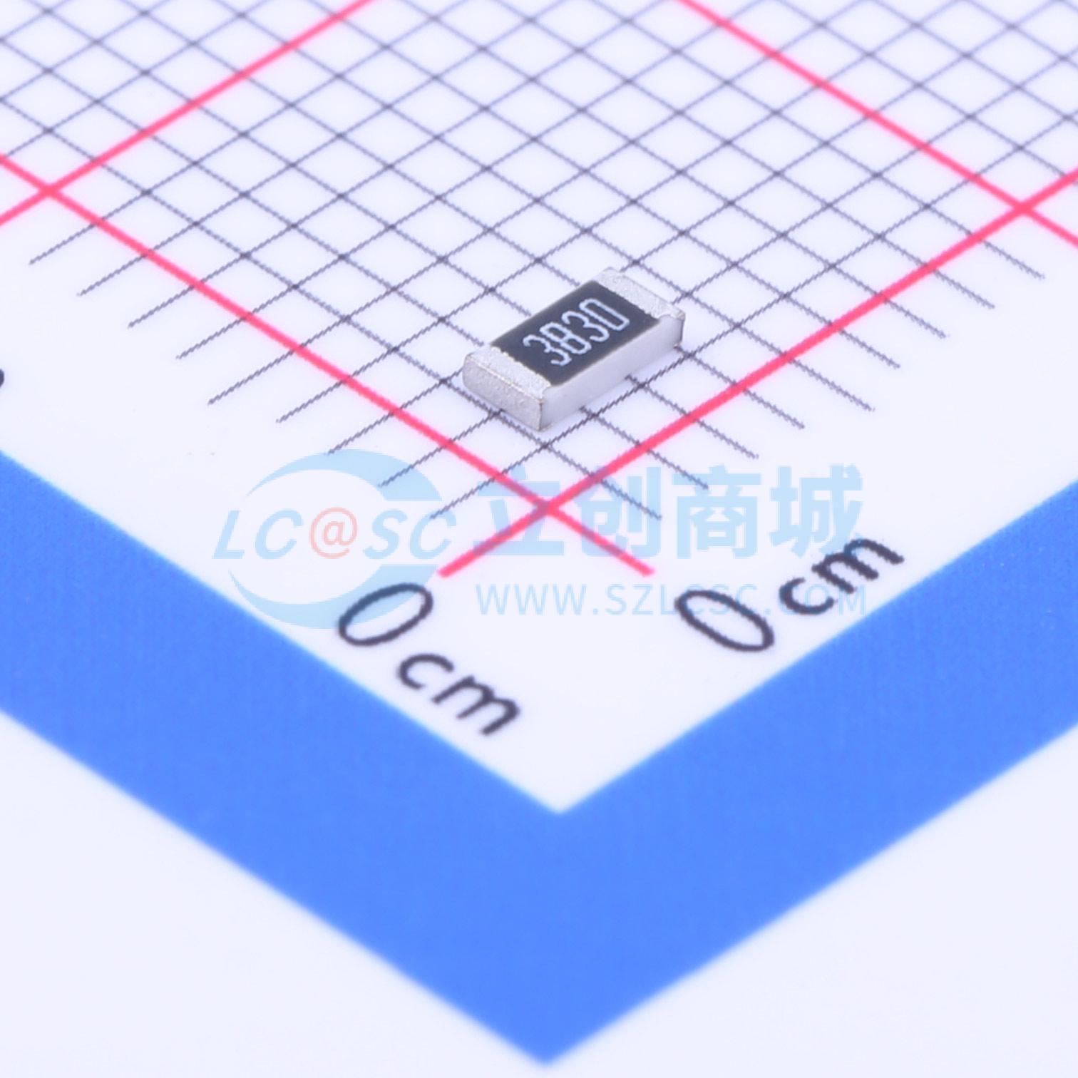 点击查看大图 CR1206F383RP05Z实物图