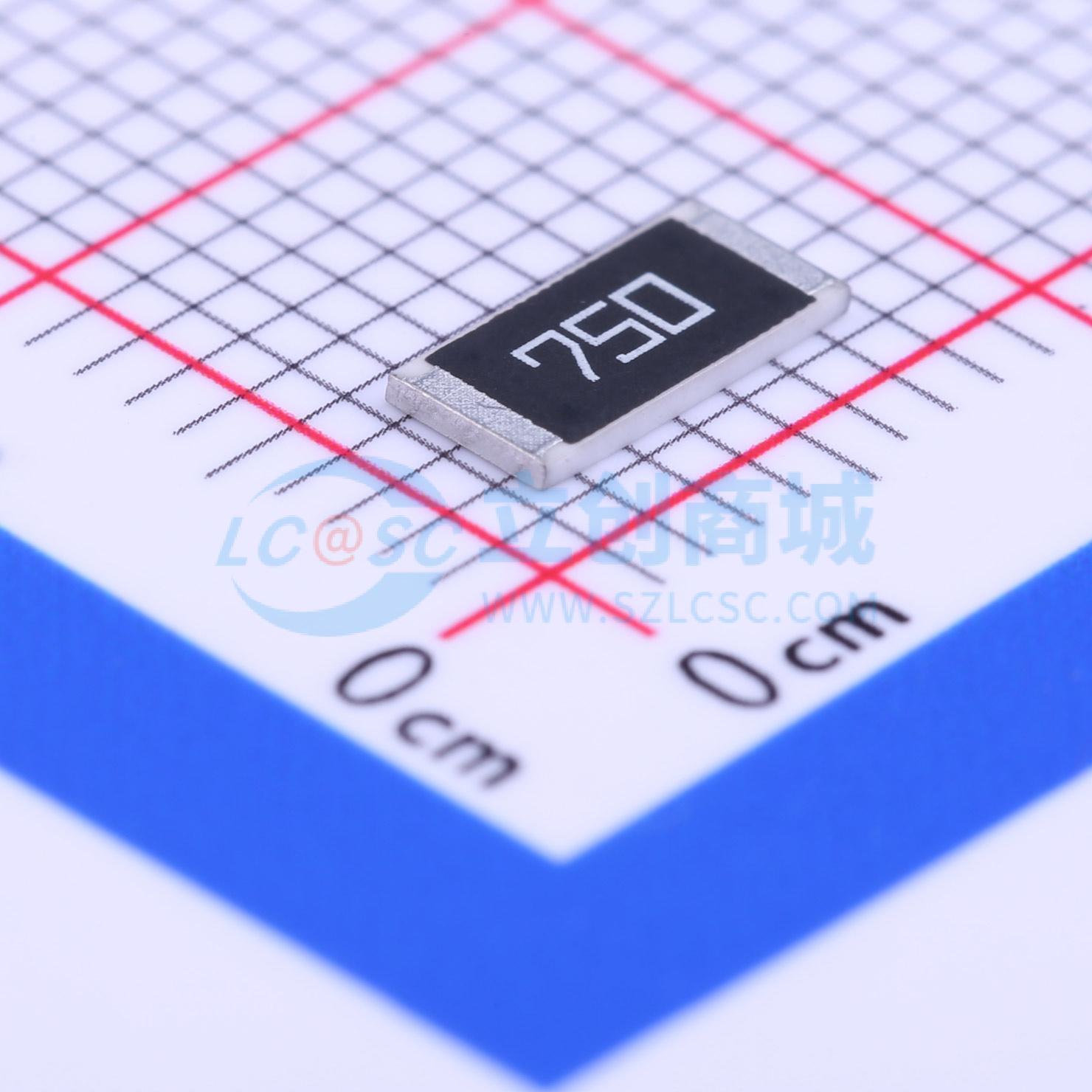 点击查看大图 CRH2512J75R0E04Z实物图