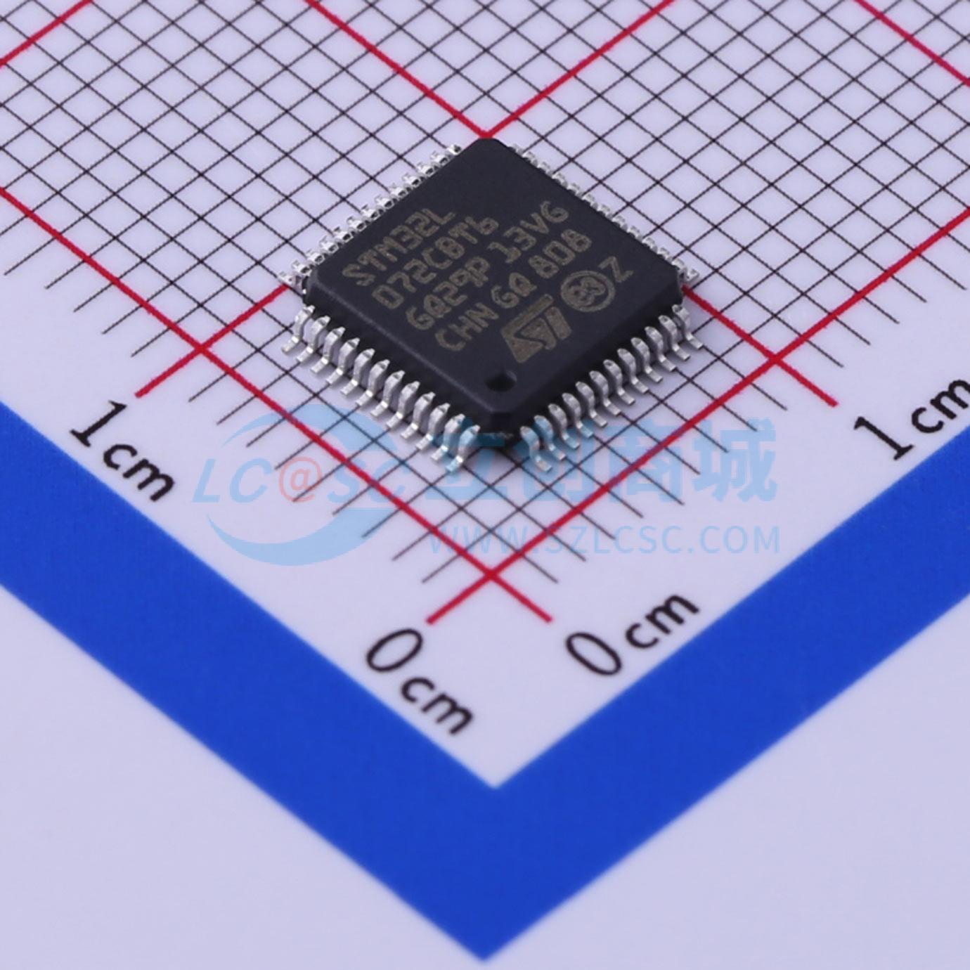 点击查看大图 STM32L072CBT6实物图