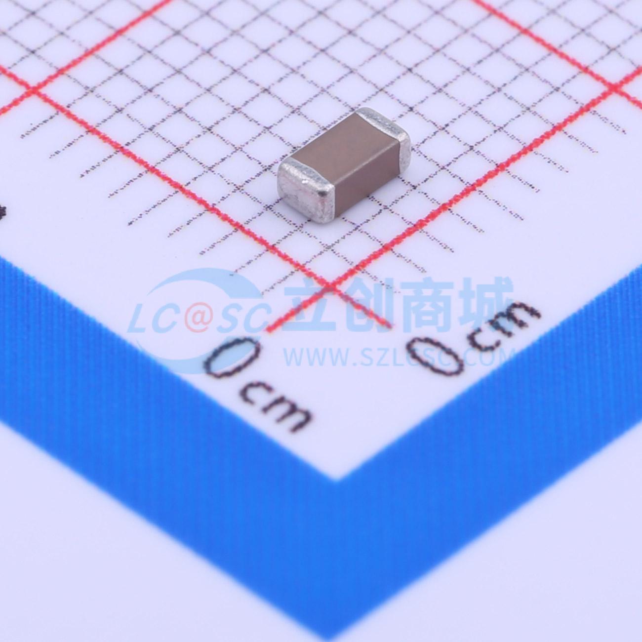点击查看大图 TCC1206X7R103K501FT实物图