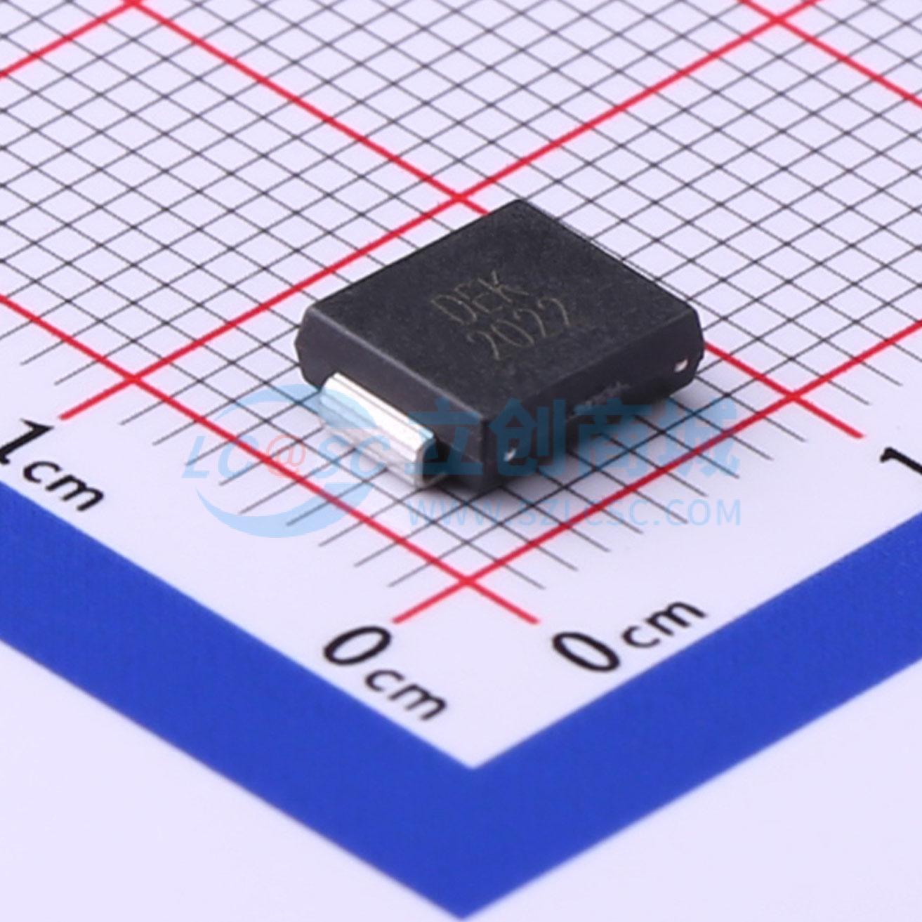 点击查看大图 SMDJ14CA实物图