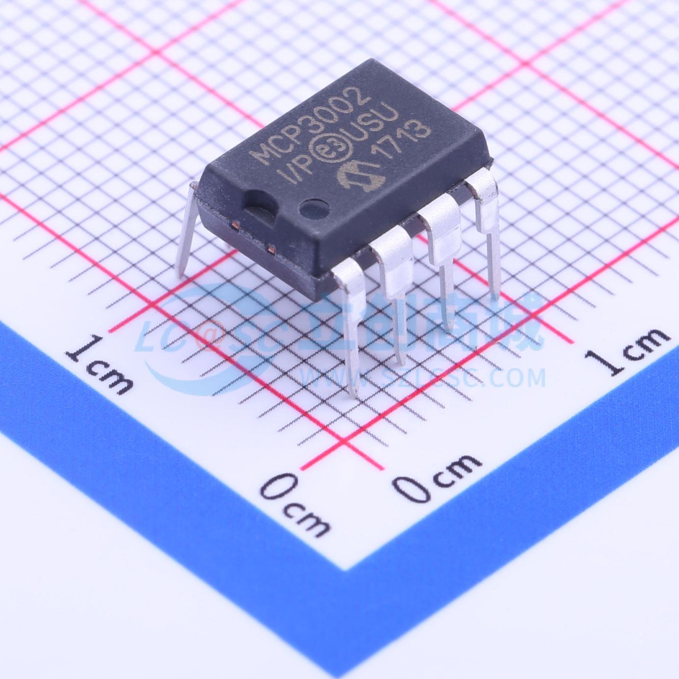 点击查看大图 MCP3002-I/P实物图