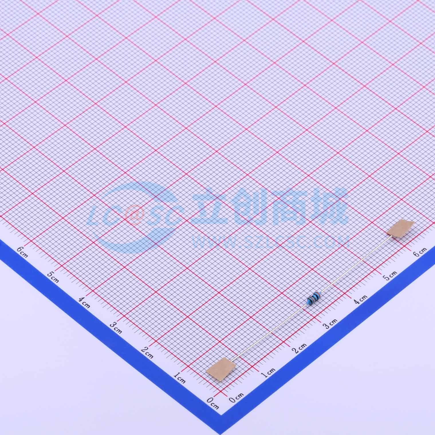 点击查看大图 RN 1/8W 300K F T/B A1实物图